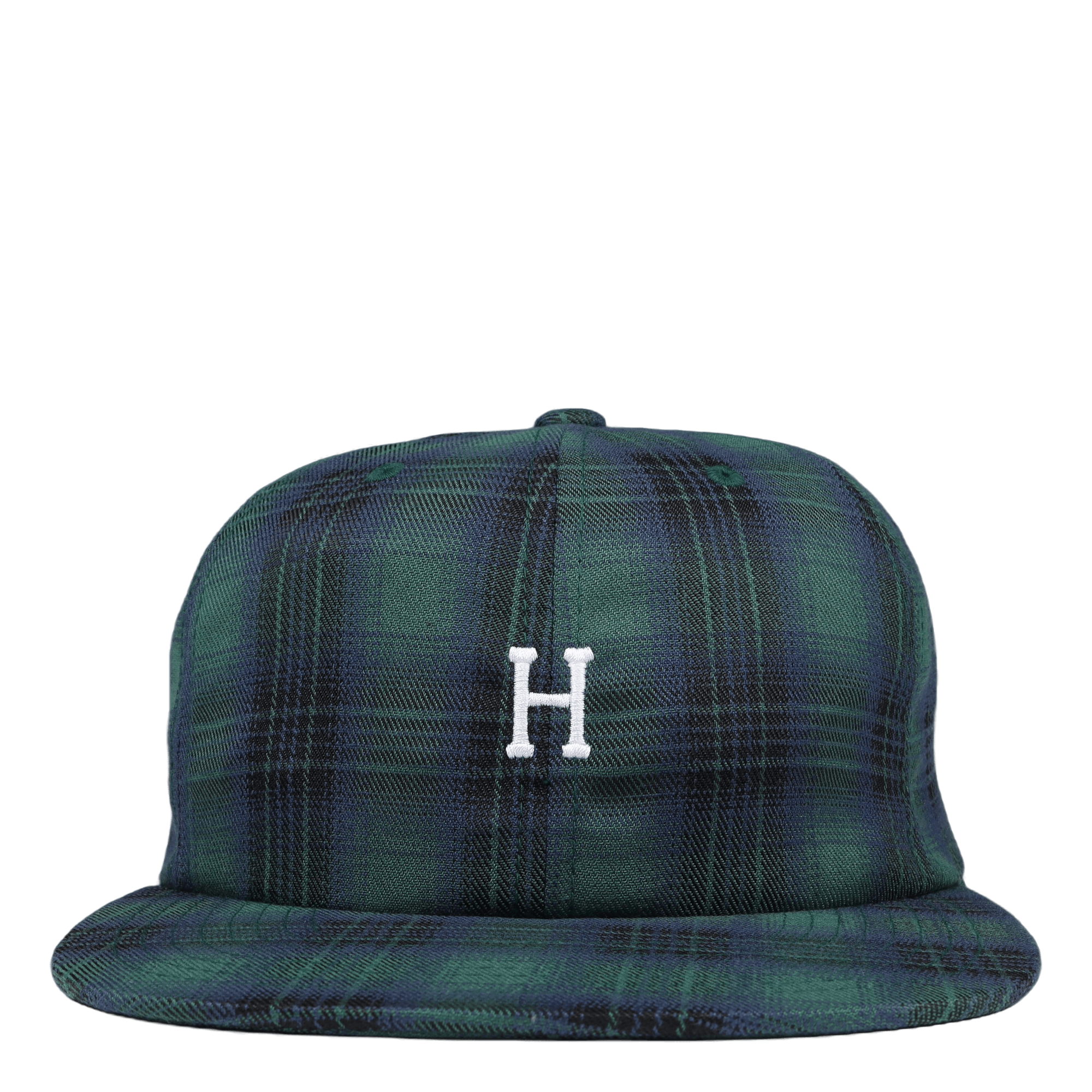 Classic H 6 Panel Hat Navy Plaid