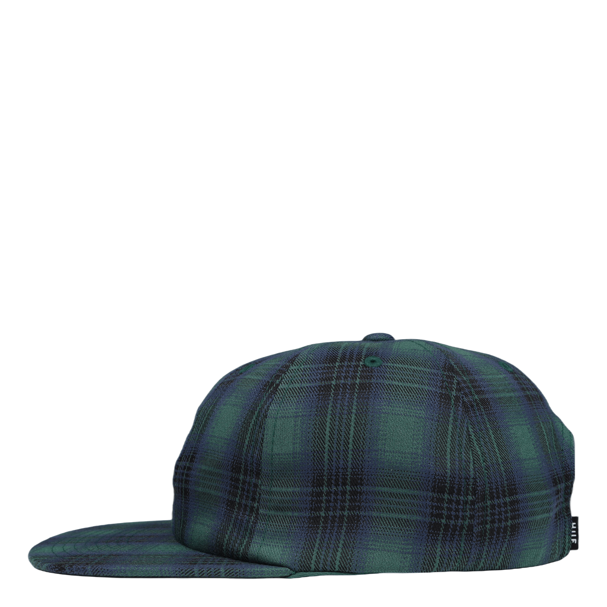 Classic H 6 Panel Hat Navy Plaid