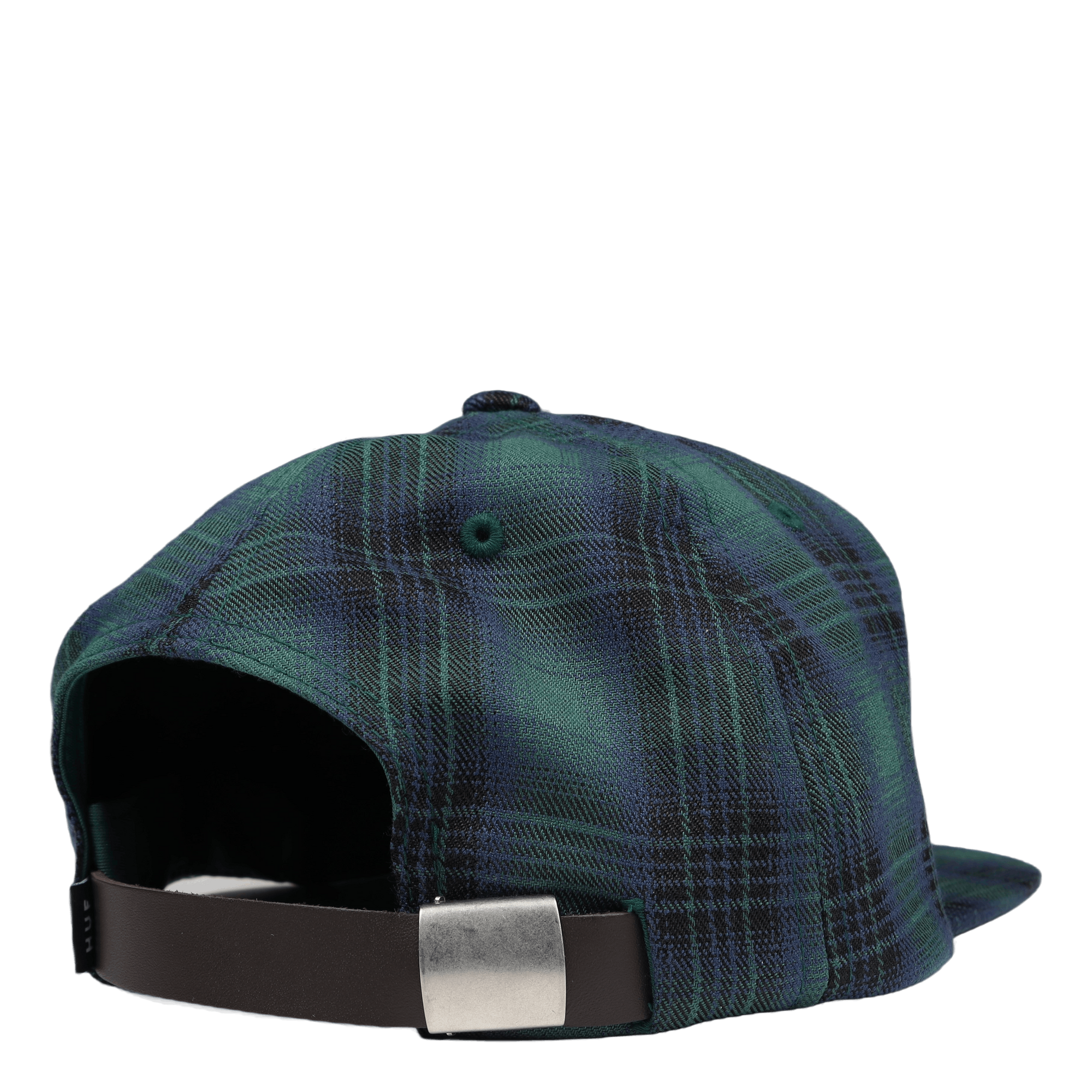 Classic H 6 Panel Hat Navy Plaid