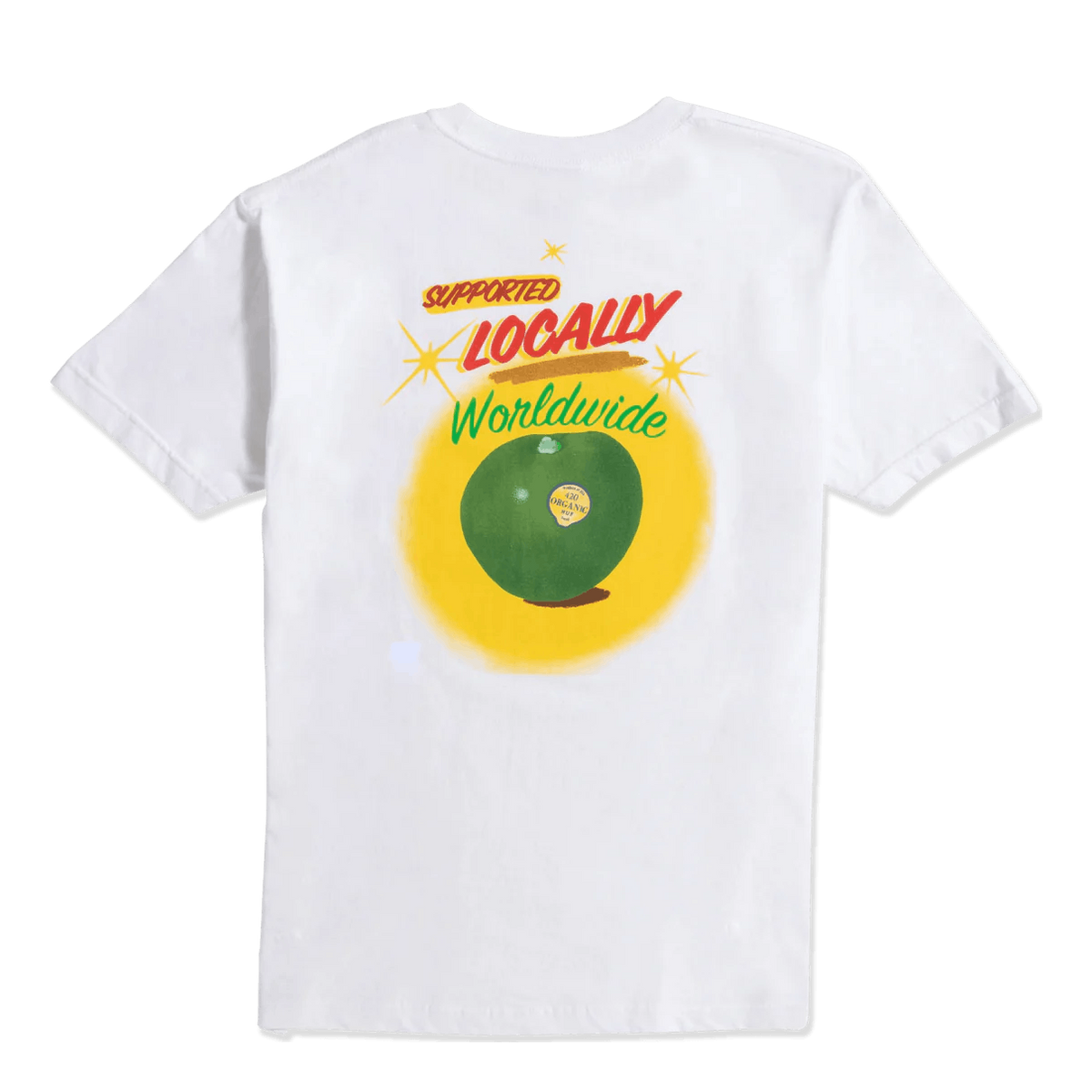 Local Support S/s Tee White