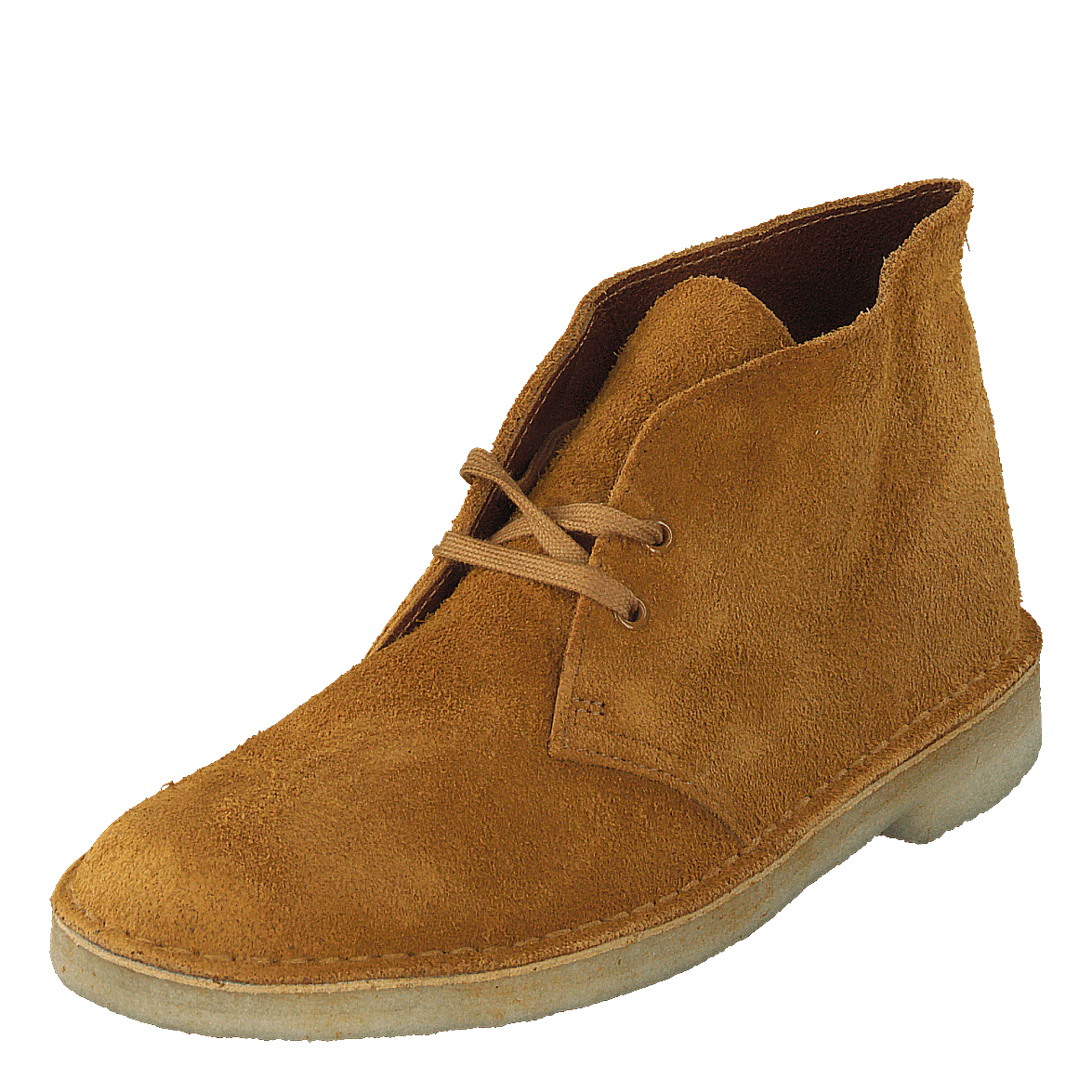 Clarks desert boot amber top gold