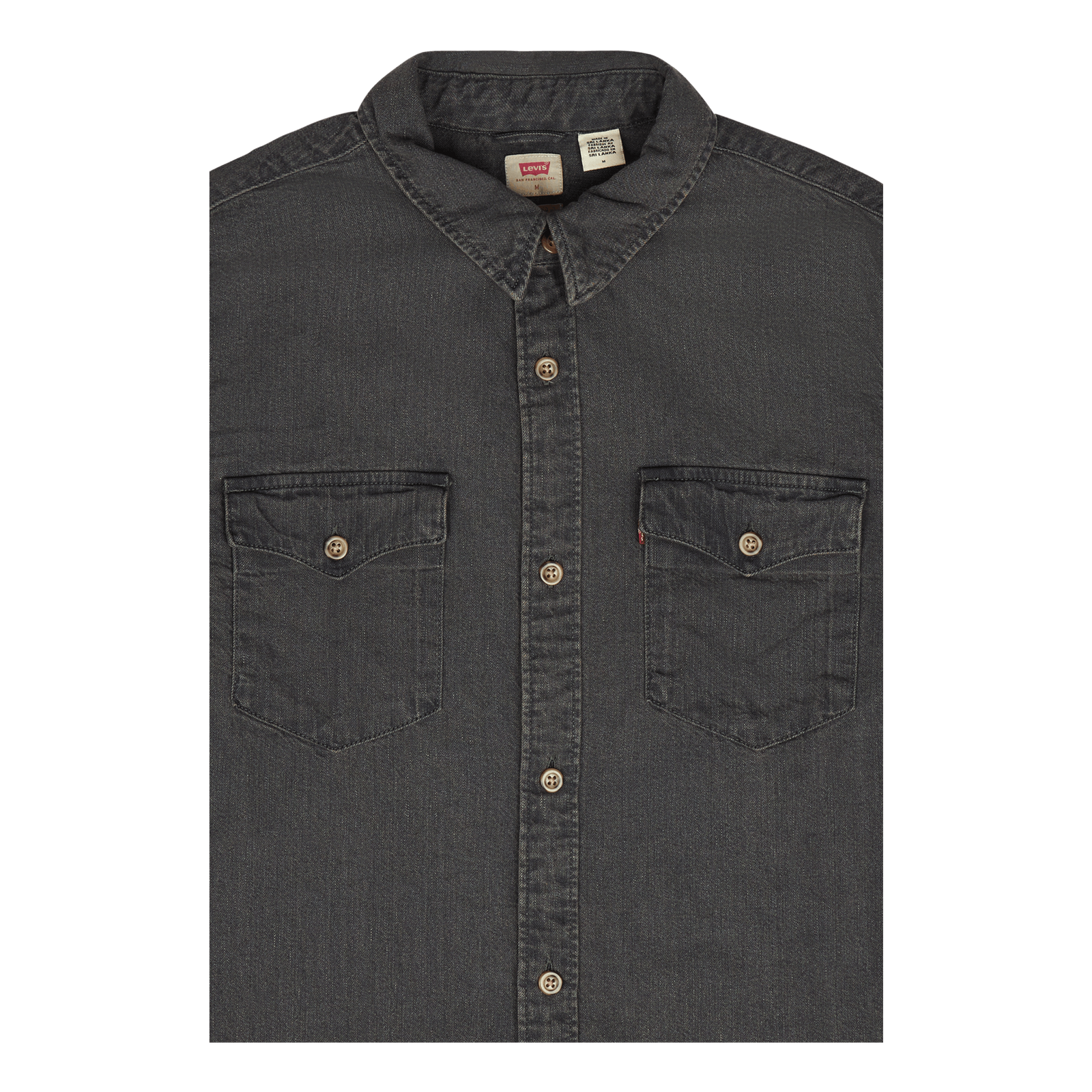 Relaxed Fit Western Z9755   Black Worn In