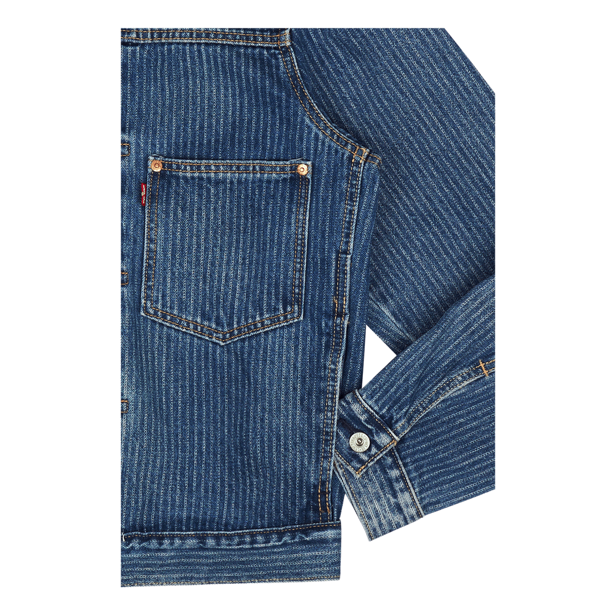 Type I Trucker Z7763   Indigo Pattern