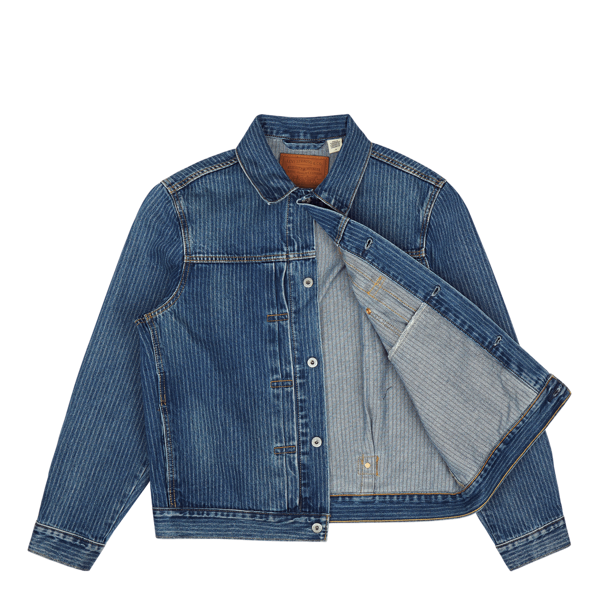 Type I Trucker Z7763   Indigo Pattern