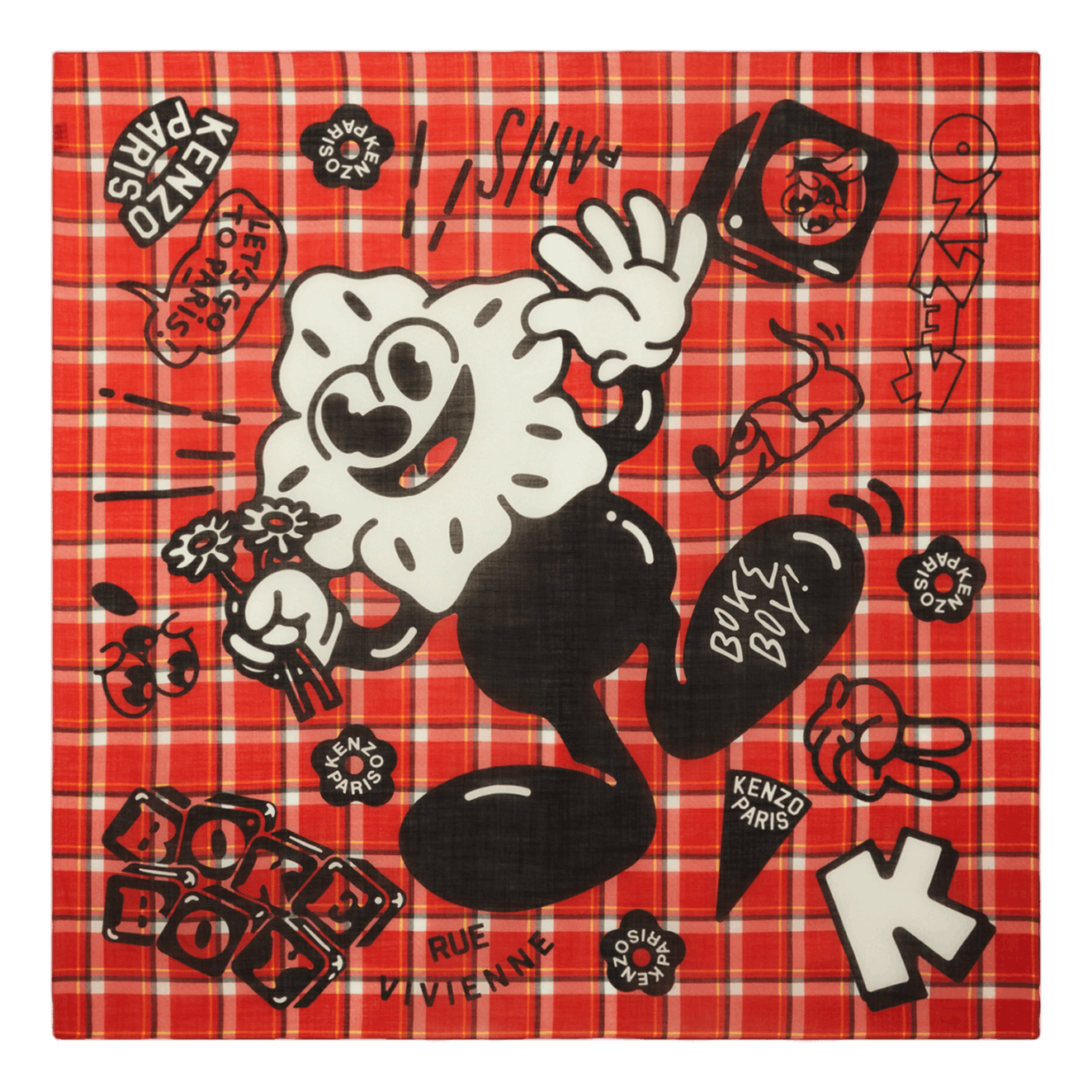 Square Boke Boy Medium Red