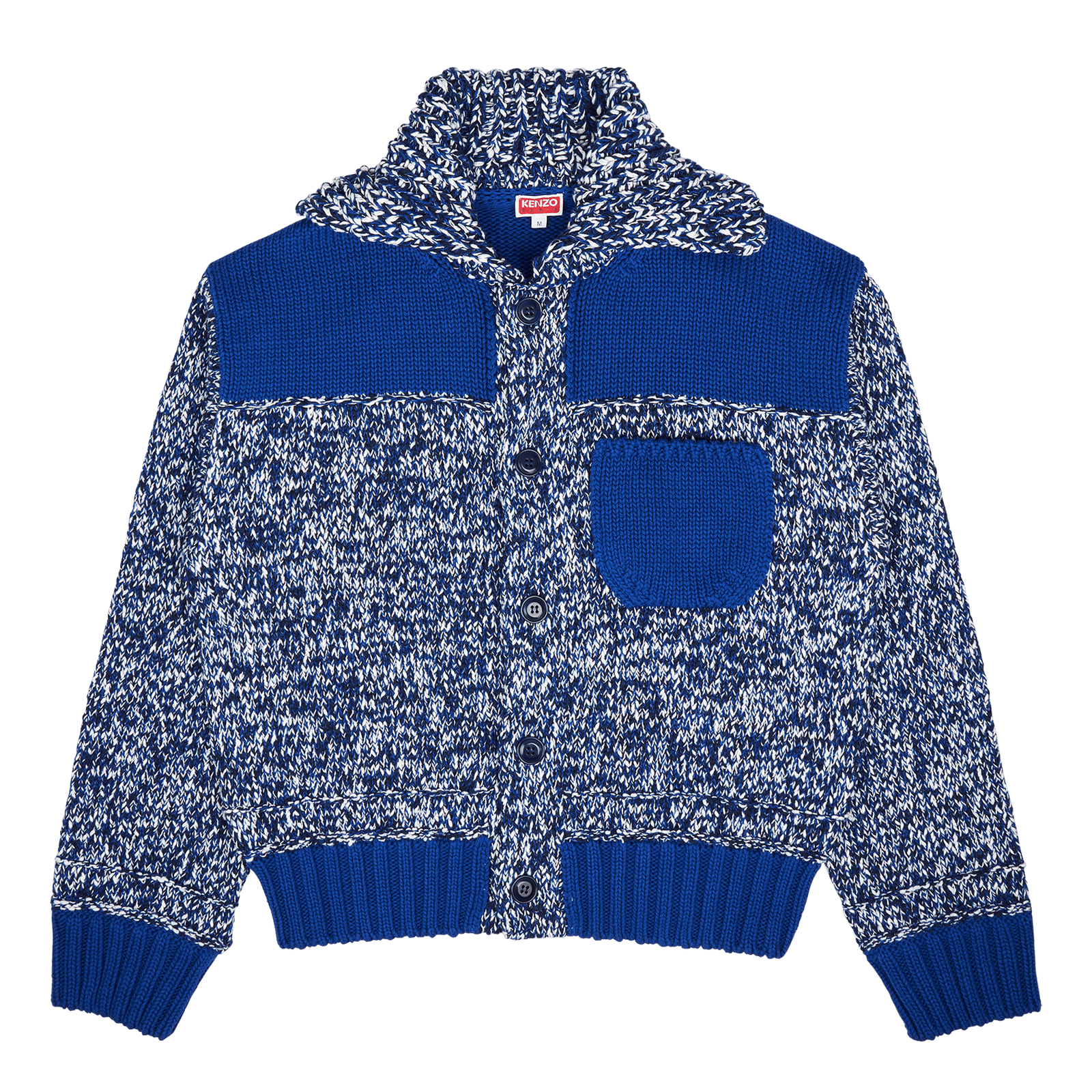 Cardigan Kenzo Paris 3d Midnight Blue