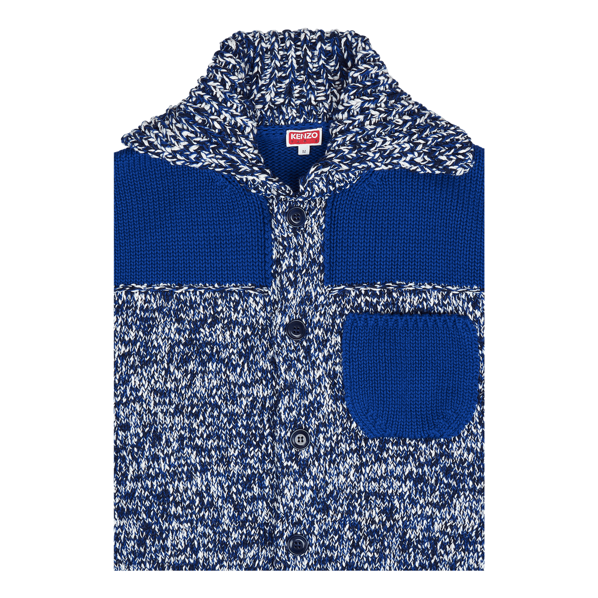 Cardigan Kenzo Paris 3d Midnight Blue