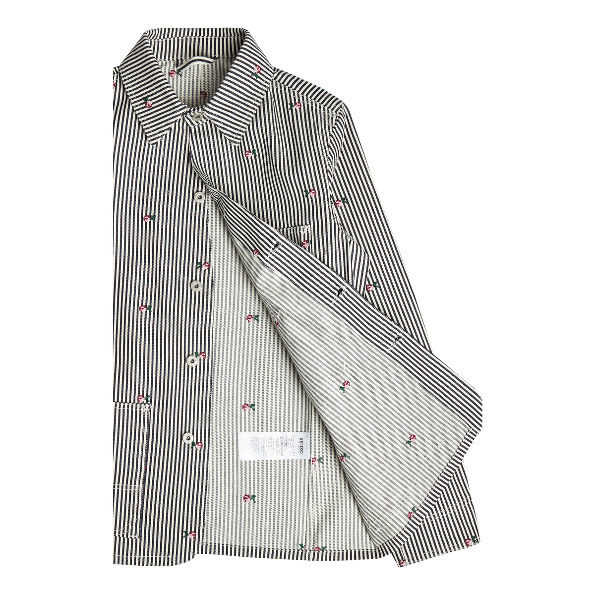 Denim Jacket Kenzo Pixel Rinse Blue Denim