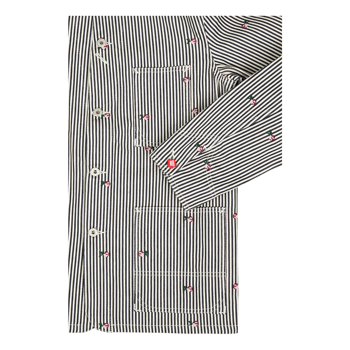 Denim Jacket Kenzo Pixel Rinse Blue Denim