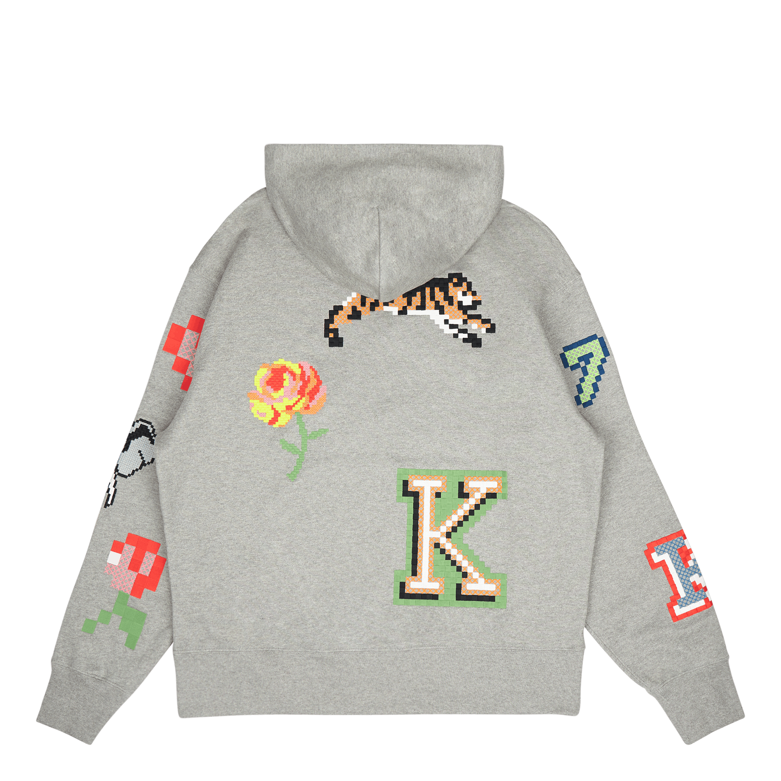 Sweat Kenzo Pixel Pearl Grey