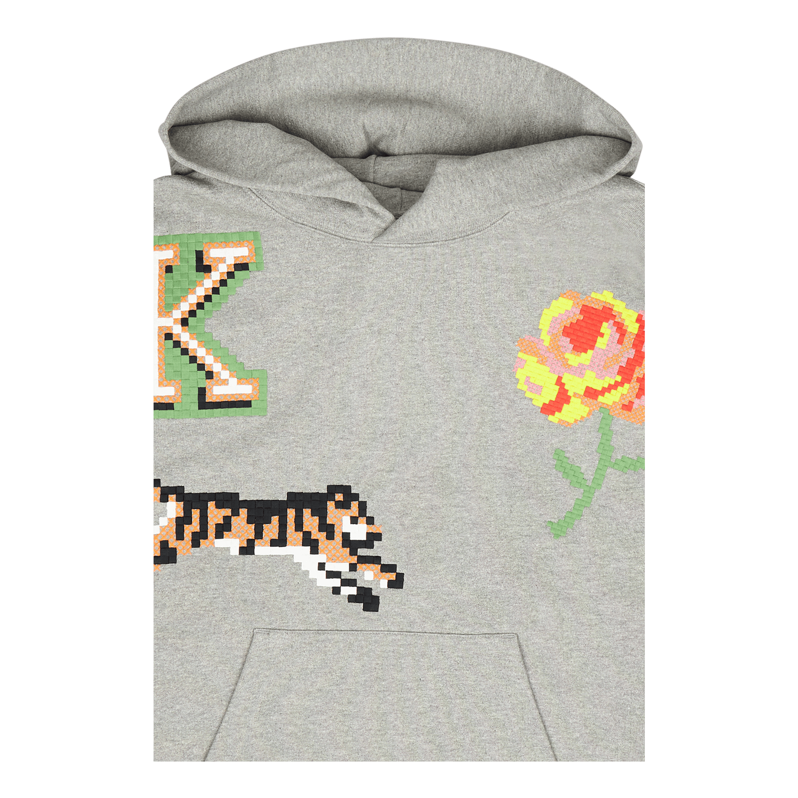 Sweat Kenzo Pixel Pearl Grey