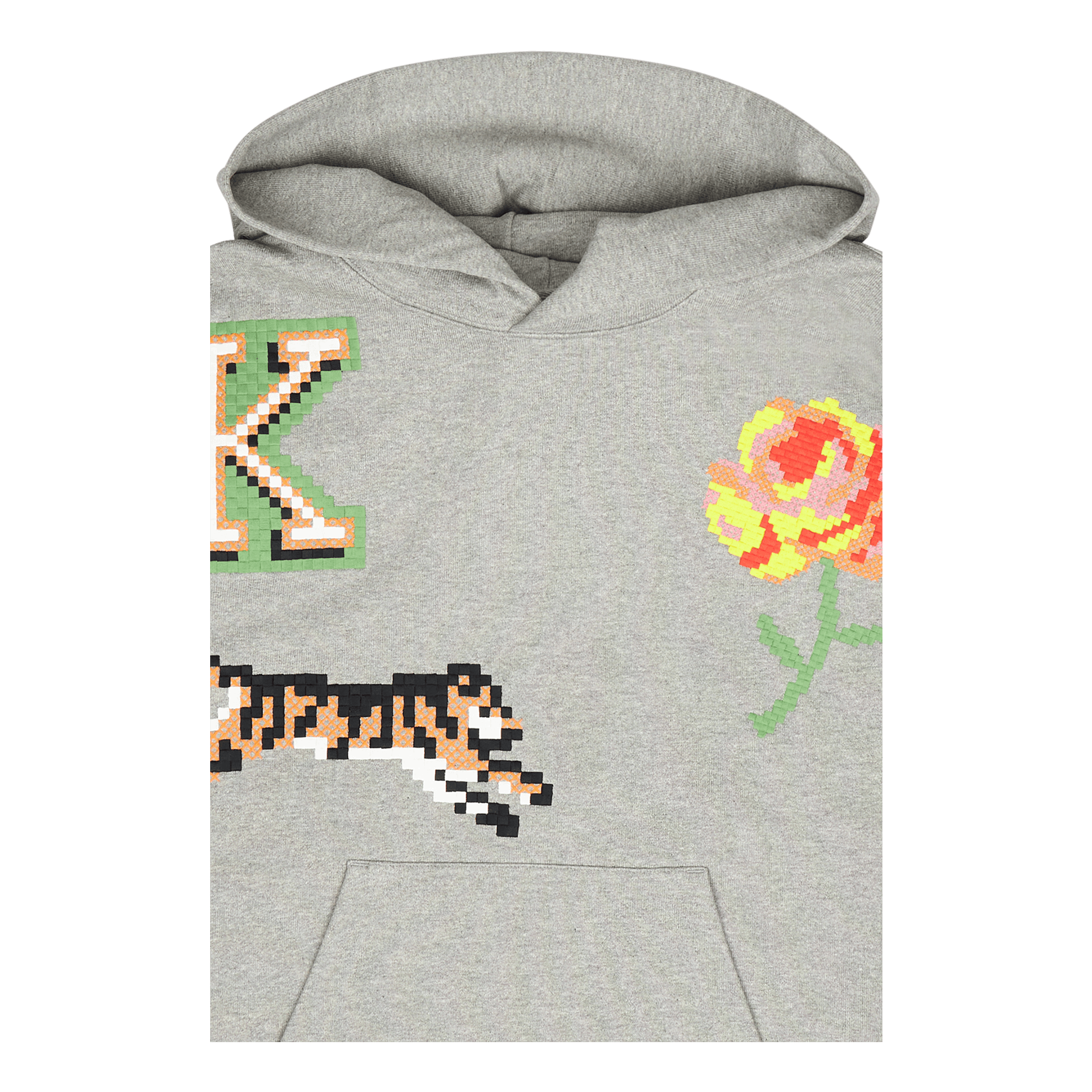 Sweat Kenzo Pixel Pearl Grey