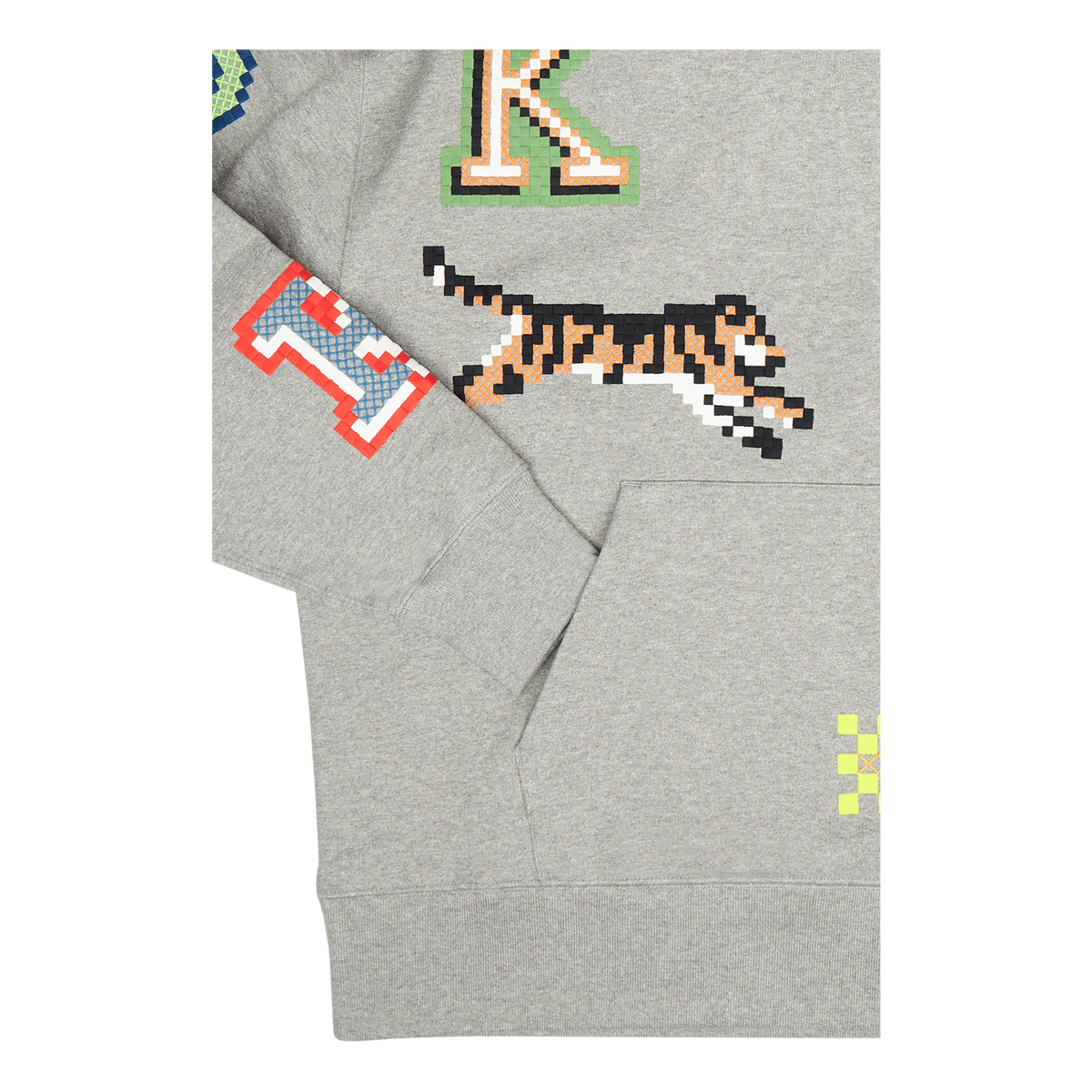 Sweat Kenzo Pixel Pearl Grey