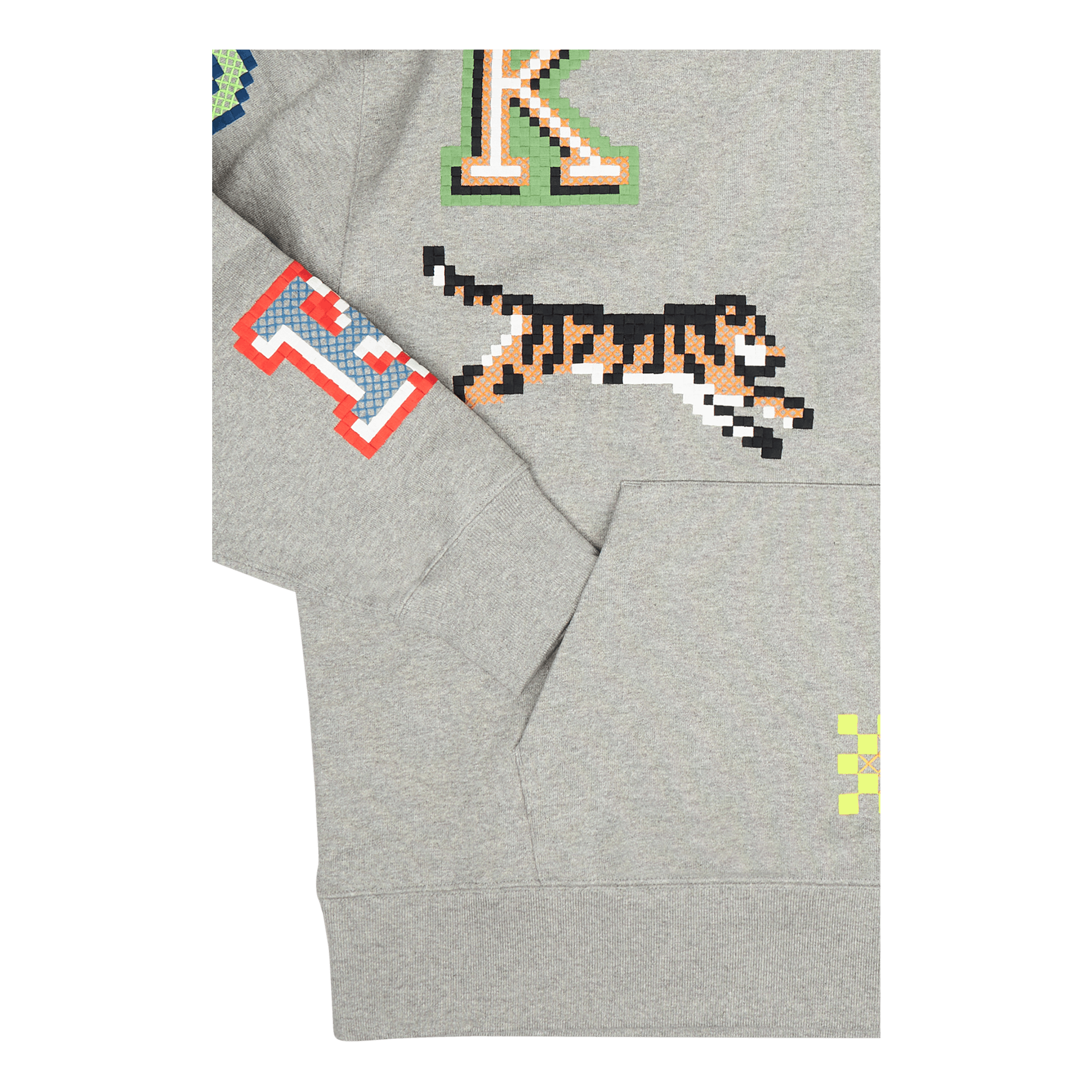 Sweat Kenzo Pixel Pearl Grey