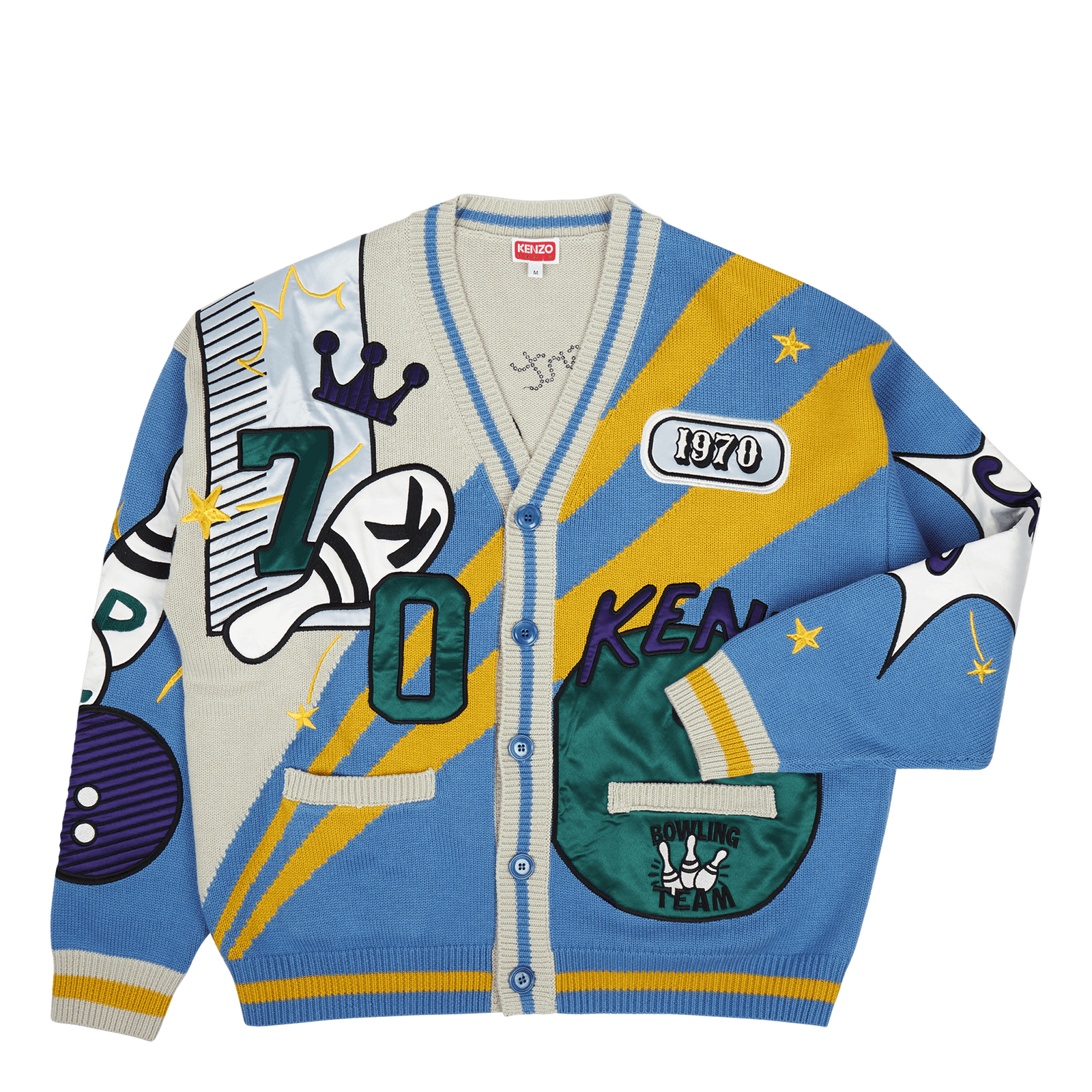 Cardigan Bowling Elephant Cyan