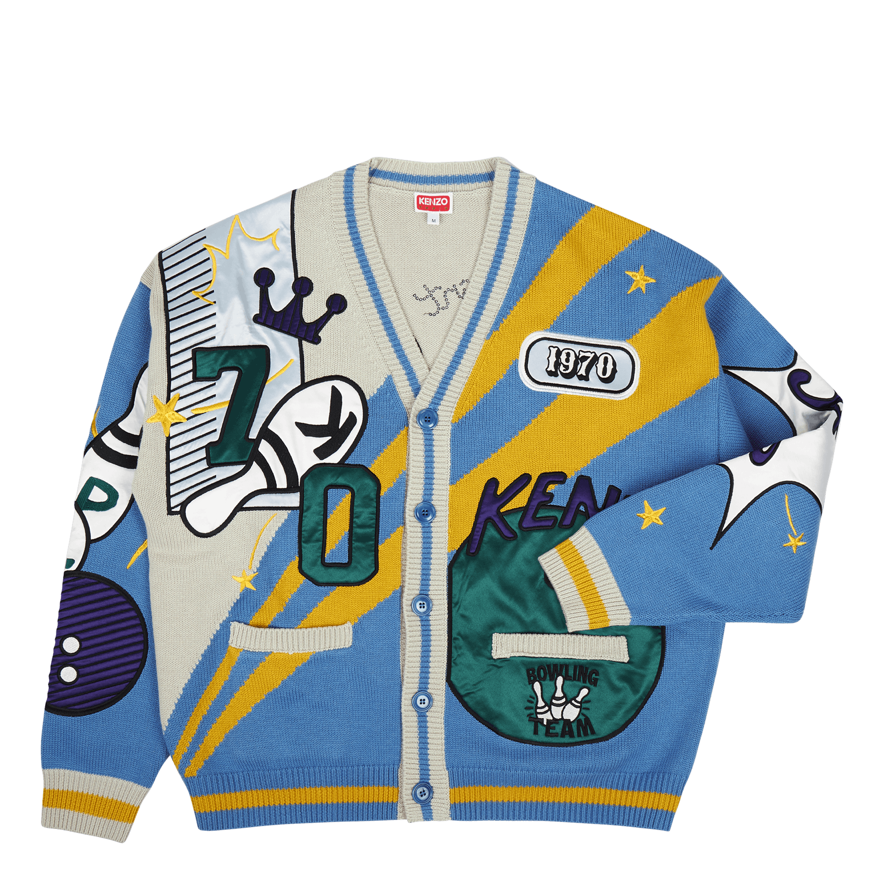 Cardigan Bowling Elephant Cyan