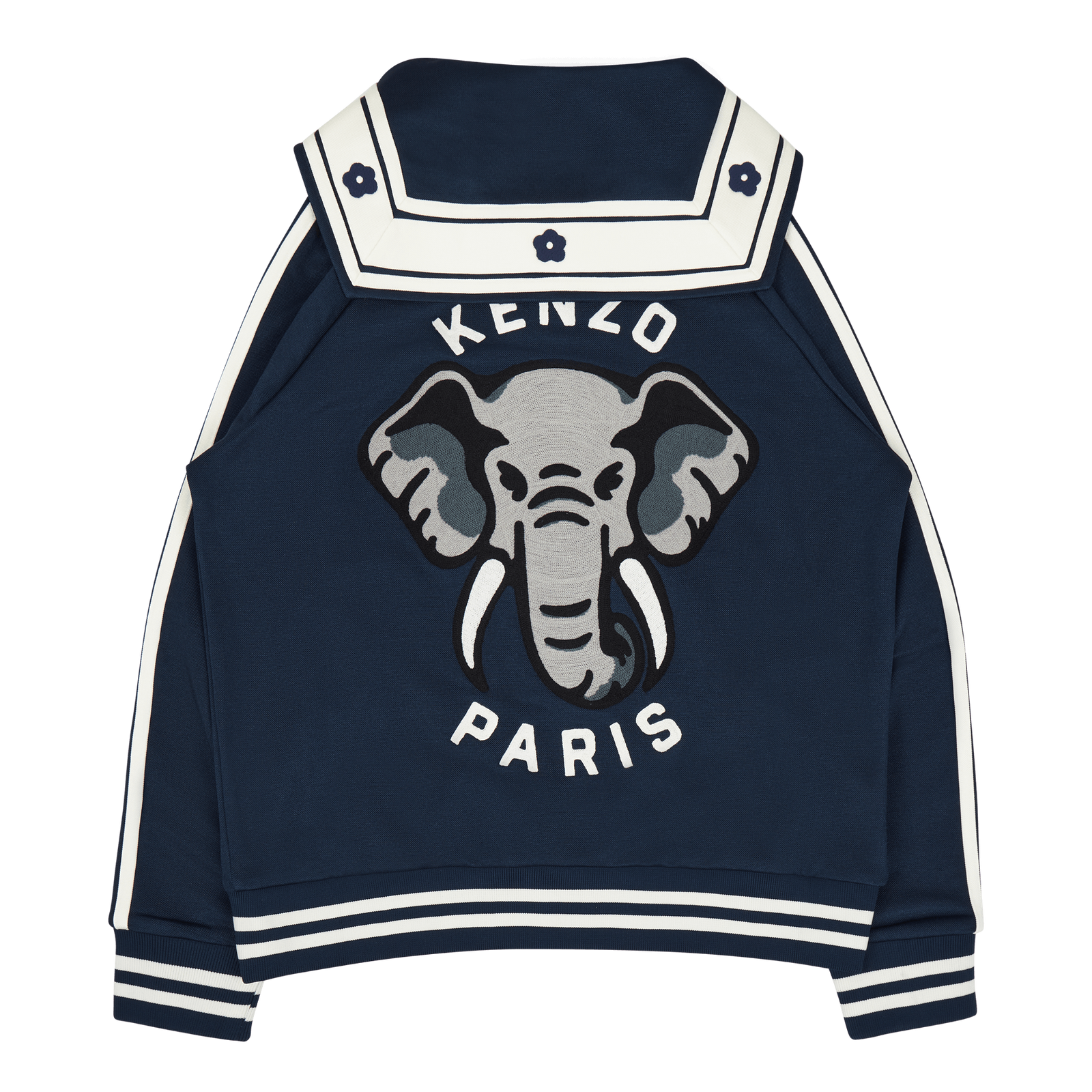 Zip Up Sweatshirt Ken Zo Midnight Blue