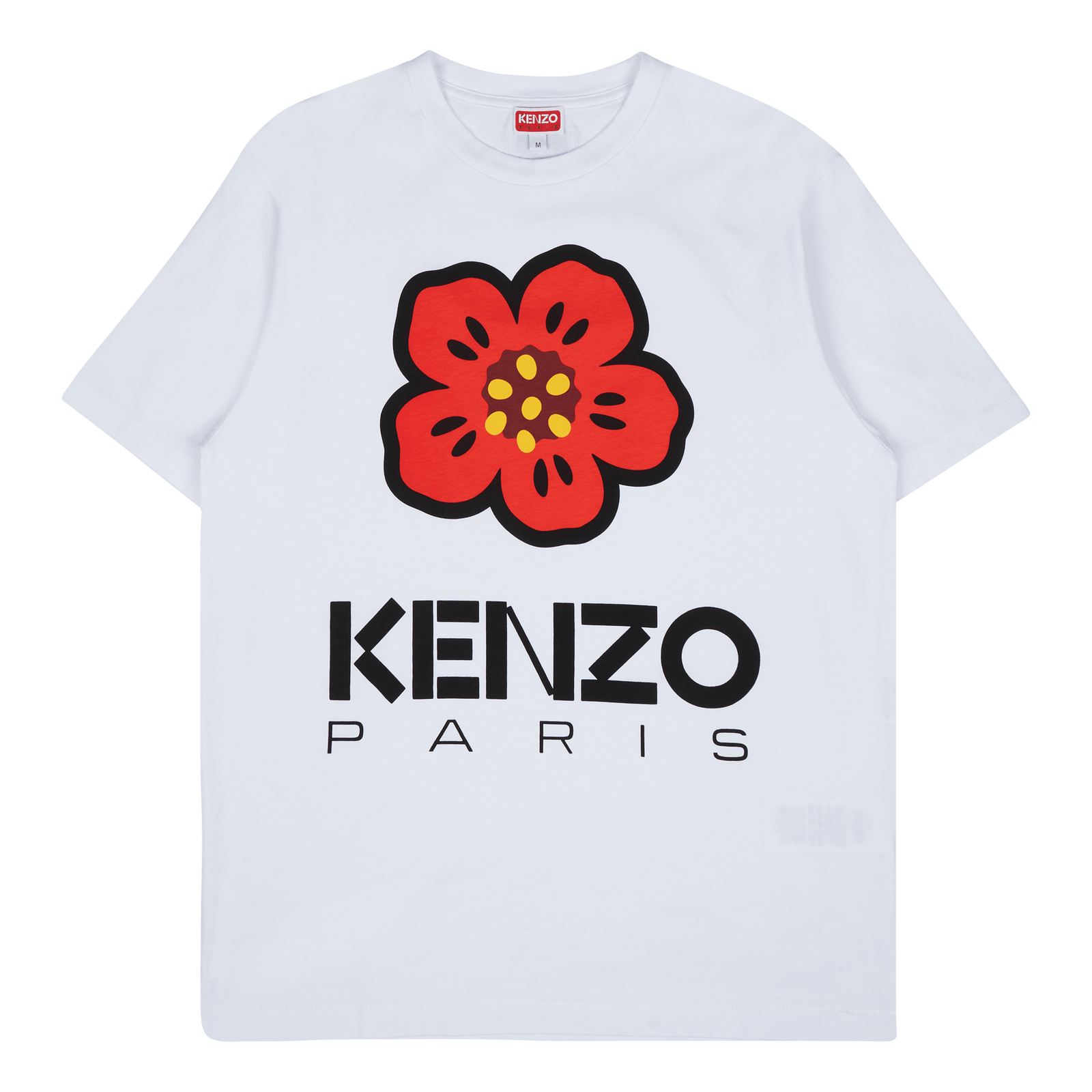 T-shirt Boke Flower White