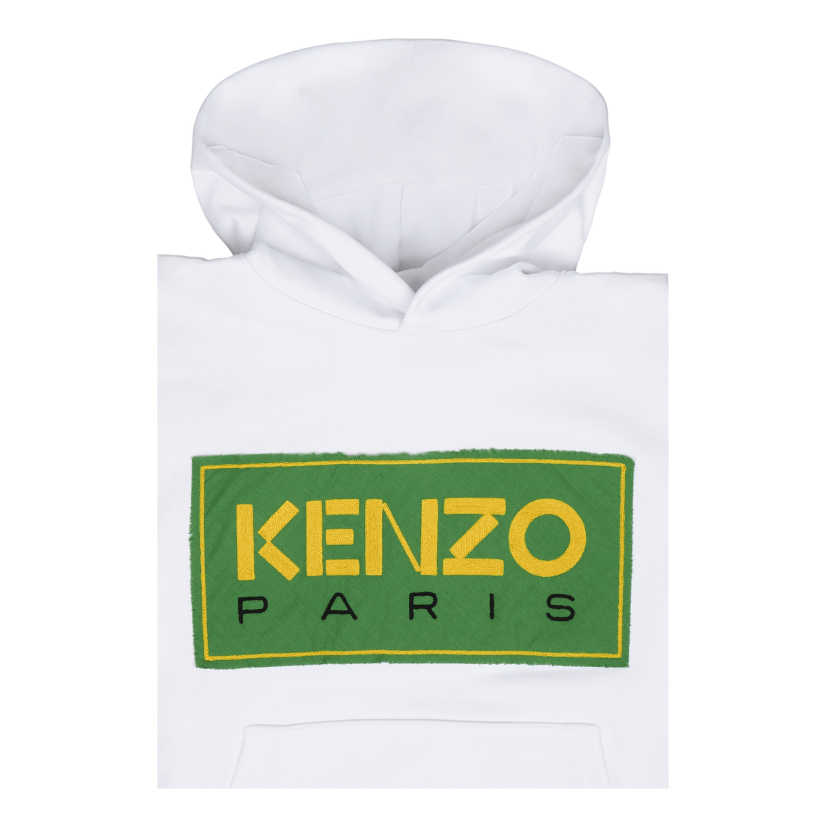 Hoodie Tricolor Kenzo Paris White