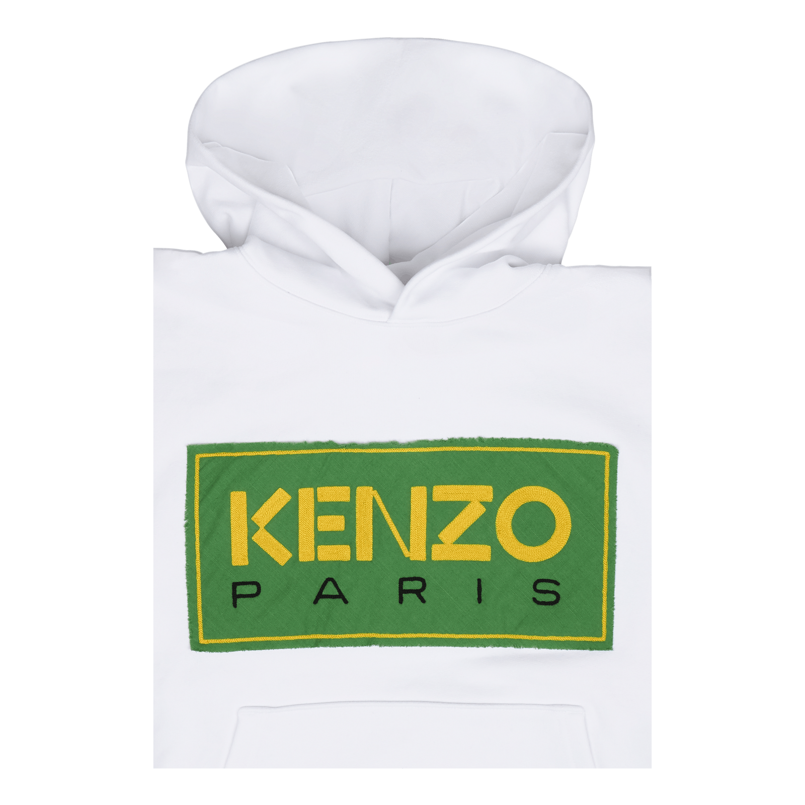 Hoodie Tricolor Kenzo Paris White