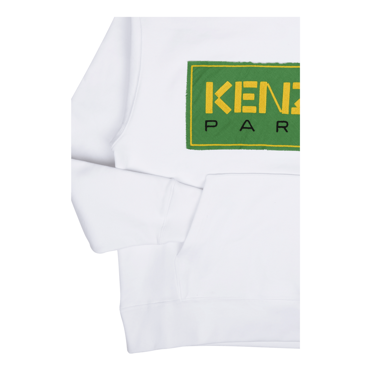 Hoodie Tricolor Kenzo Paris White