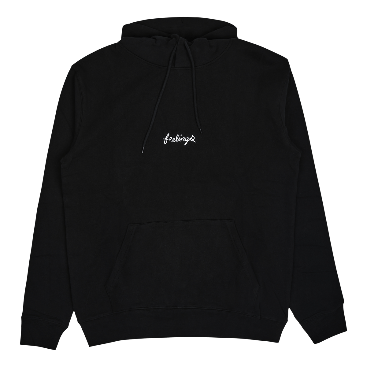 Rose Hooded Sweatshirt Black