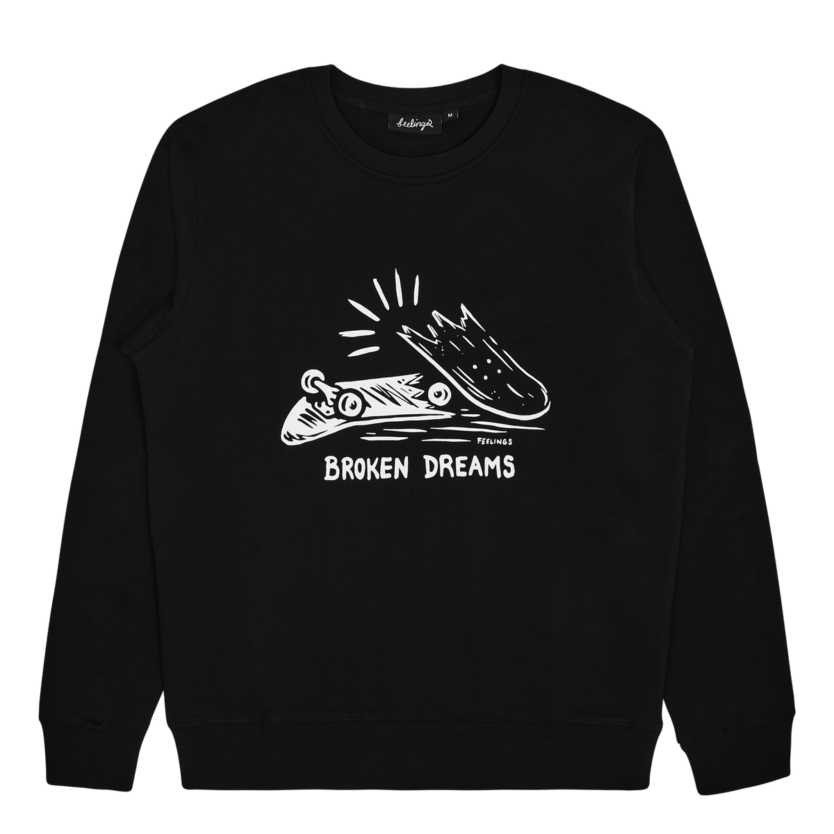 Broken Dreams Crewneck Sweatsh Black