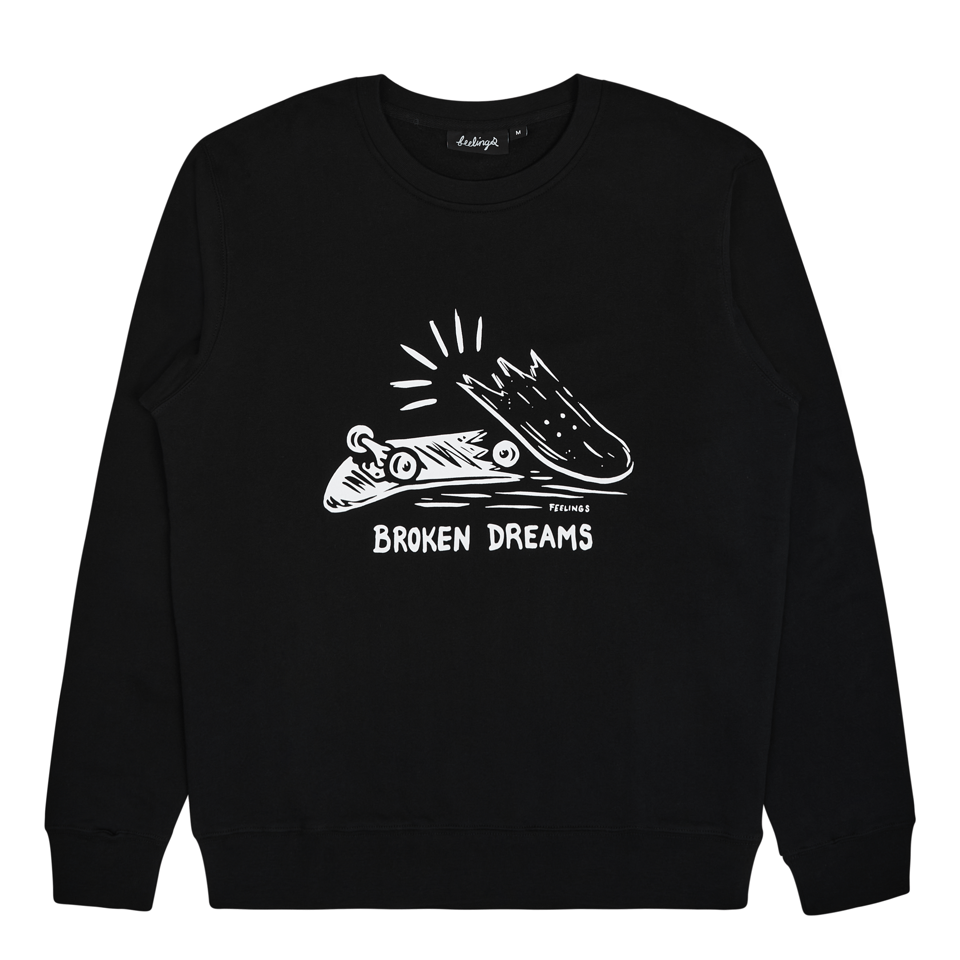 Broken Dreams Crewneck Sweatsh Black