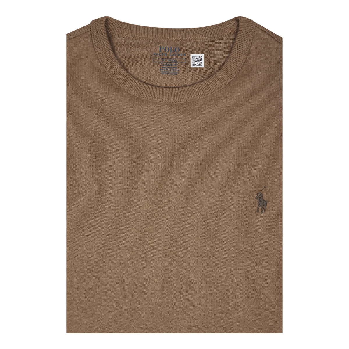 Classic Fit Jersey Crewneck T-Shirt Montana Khaki