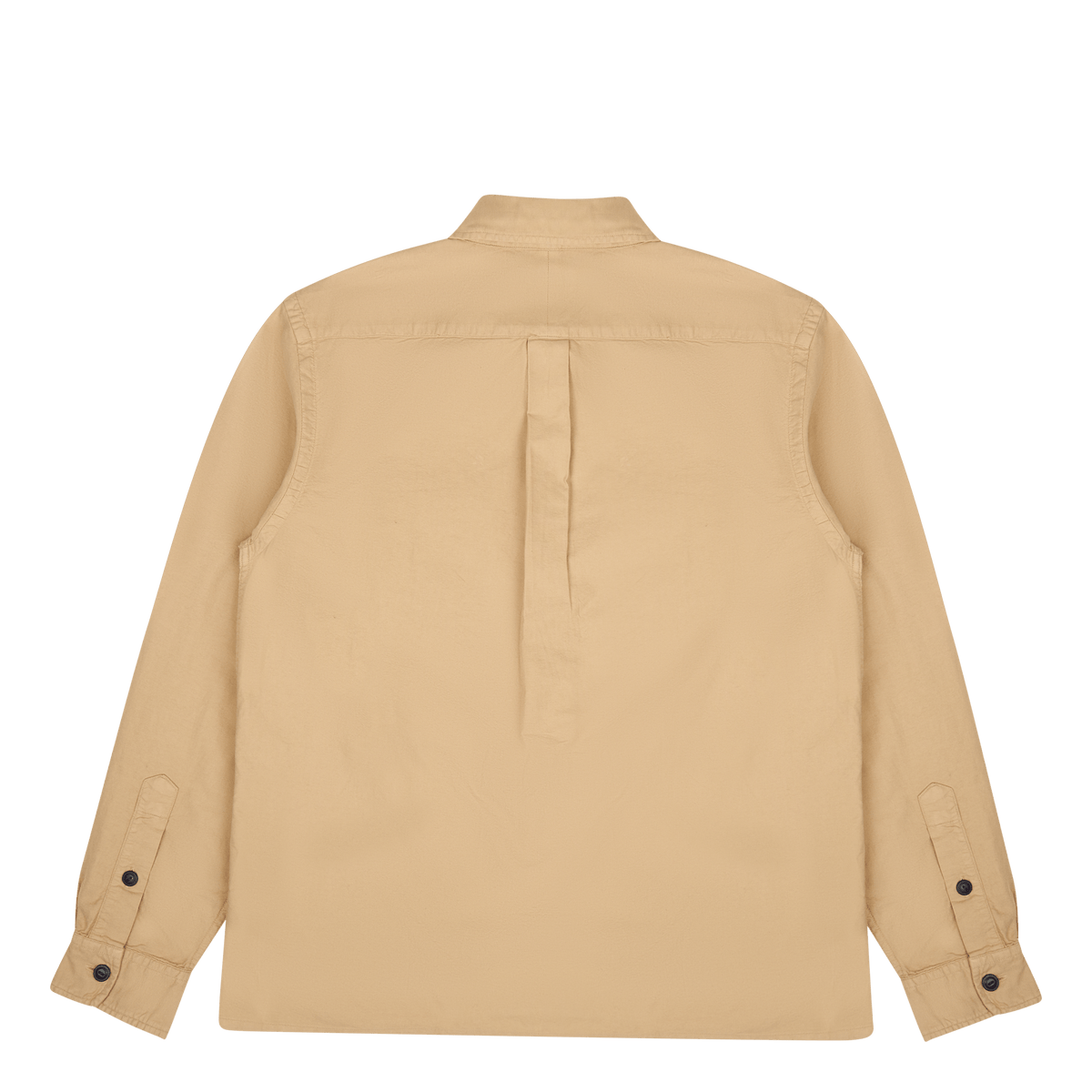 Garment-Dyed Oxford Overshirt Surrey Tan
