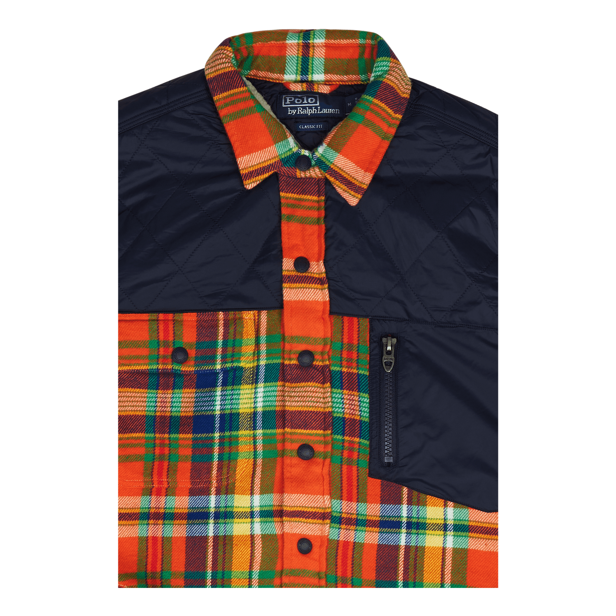 Outdoor Flannel-teck 5870 Orange/royal Multi