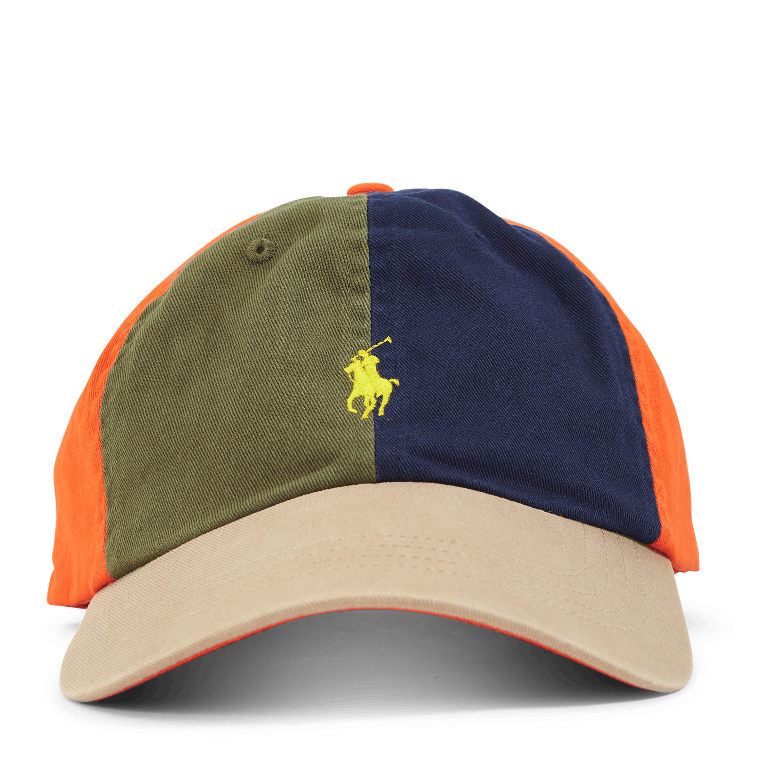 Color-Blocked Twill Ball Cap