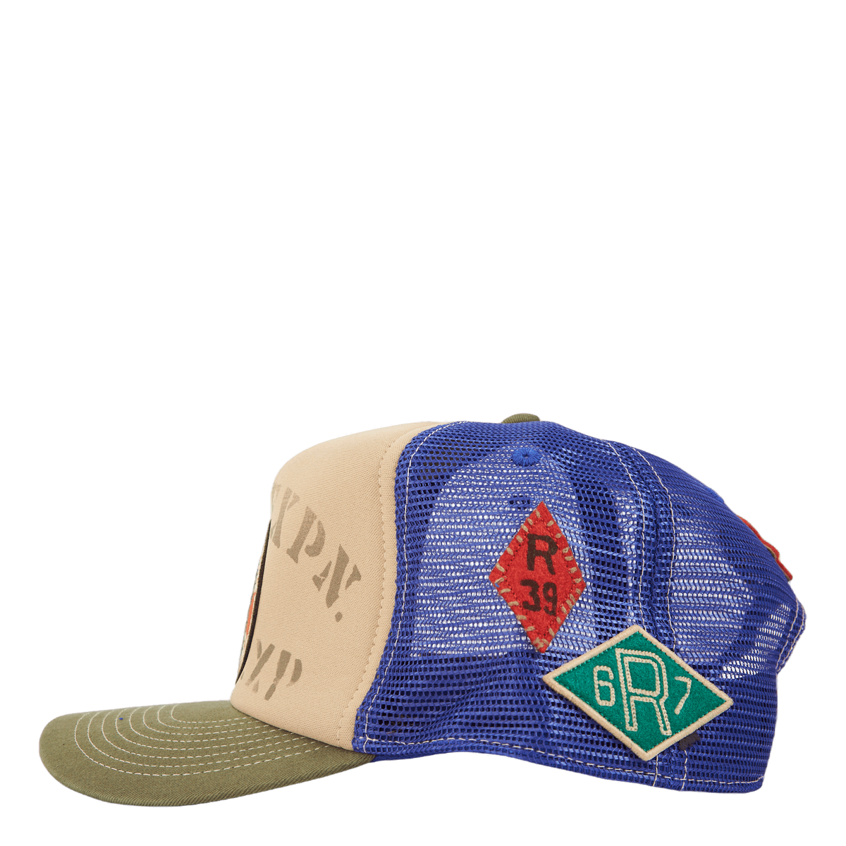 Cotton Chino-retro Crwn Sprt Vtge Khki/drk Sage/cty Ryl Mlt