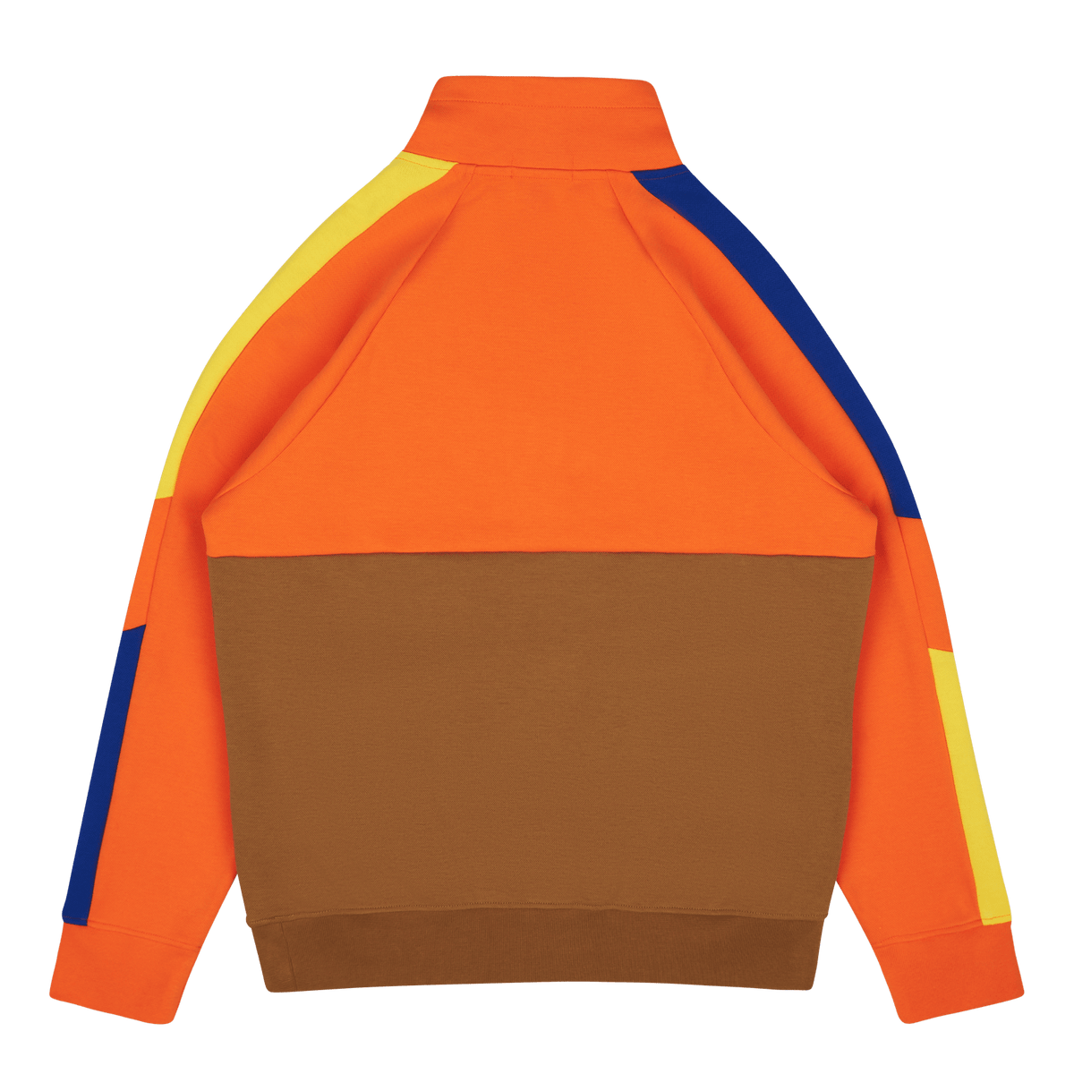 Double-Knit Mesh Sweatshirt Resort Orange Multi