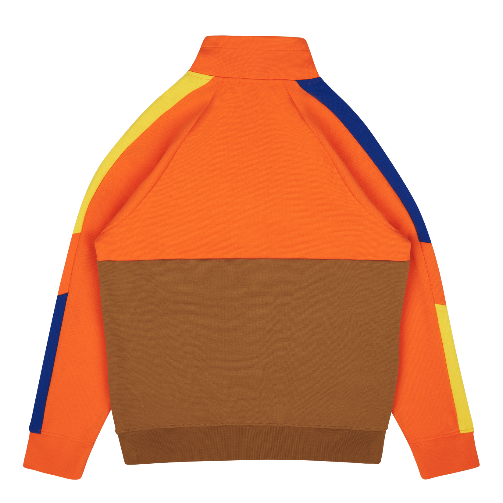 Double-Knit Mesh Sweatshirt Resort Orange Multi
