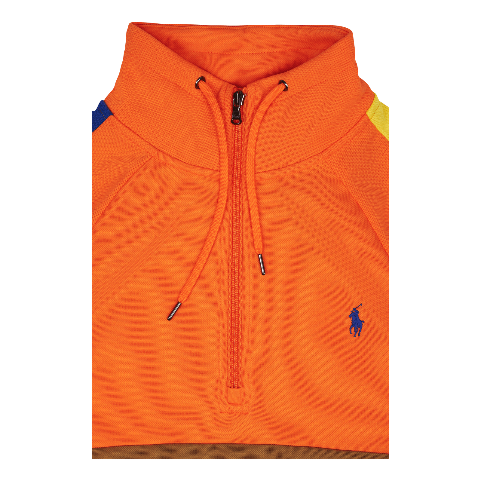 Double-Knit Mesh Sweatshirt Resort Orange Multi