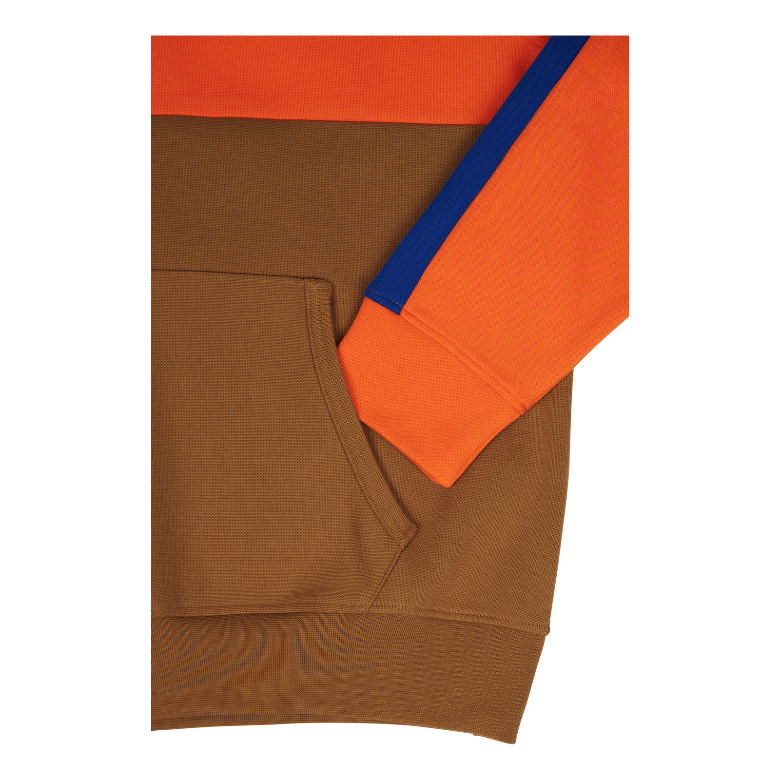 Double-Knit Mesh Sweatshirt Resort Orange Multi