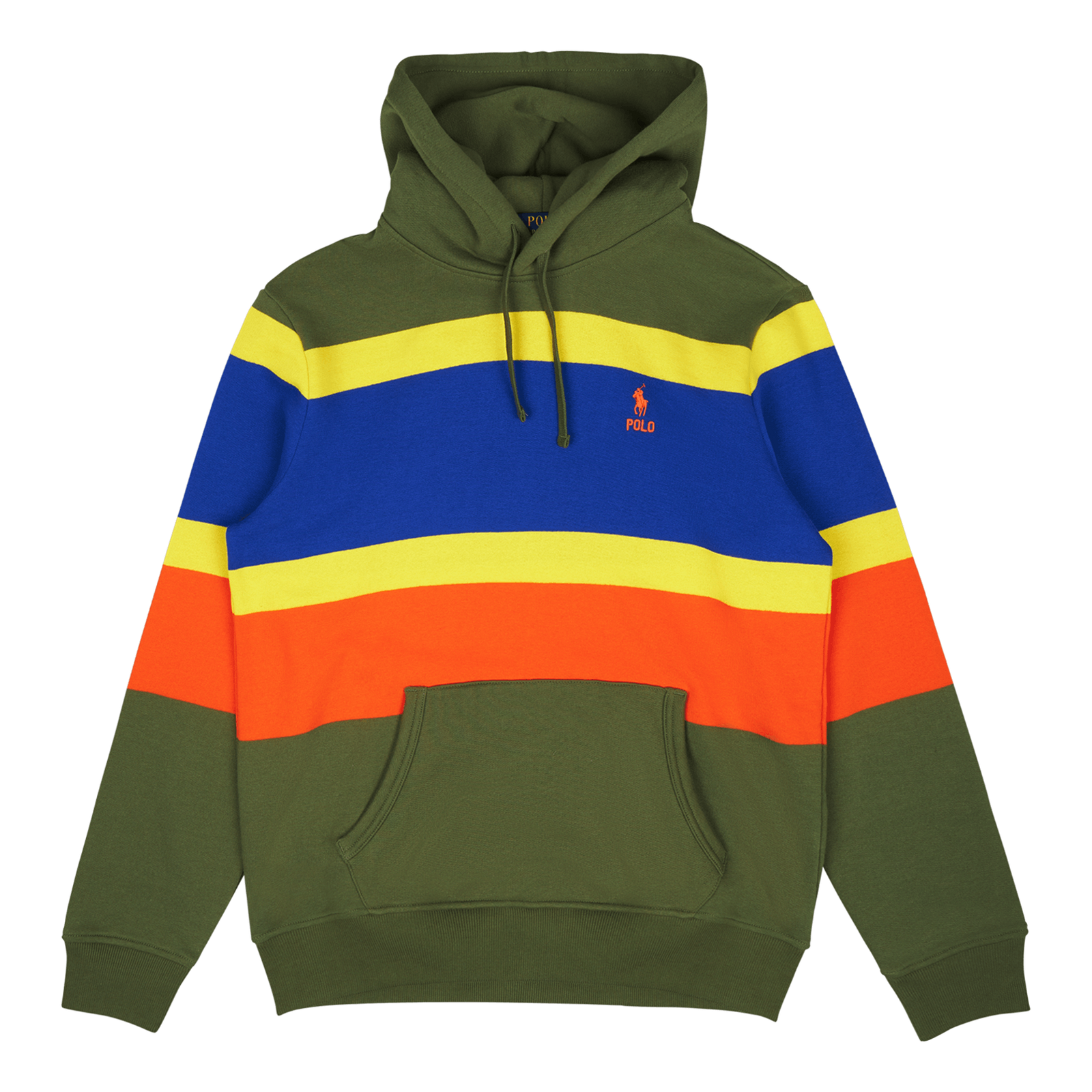 Striped Fleece Hoodie