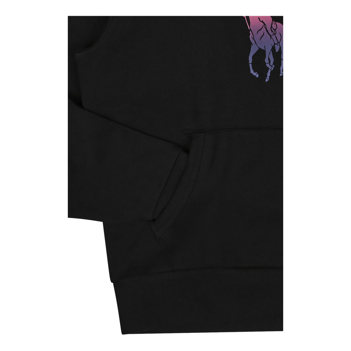 Ombré Big Pony Fleece Hoodie