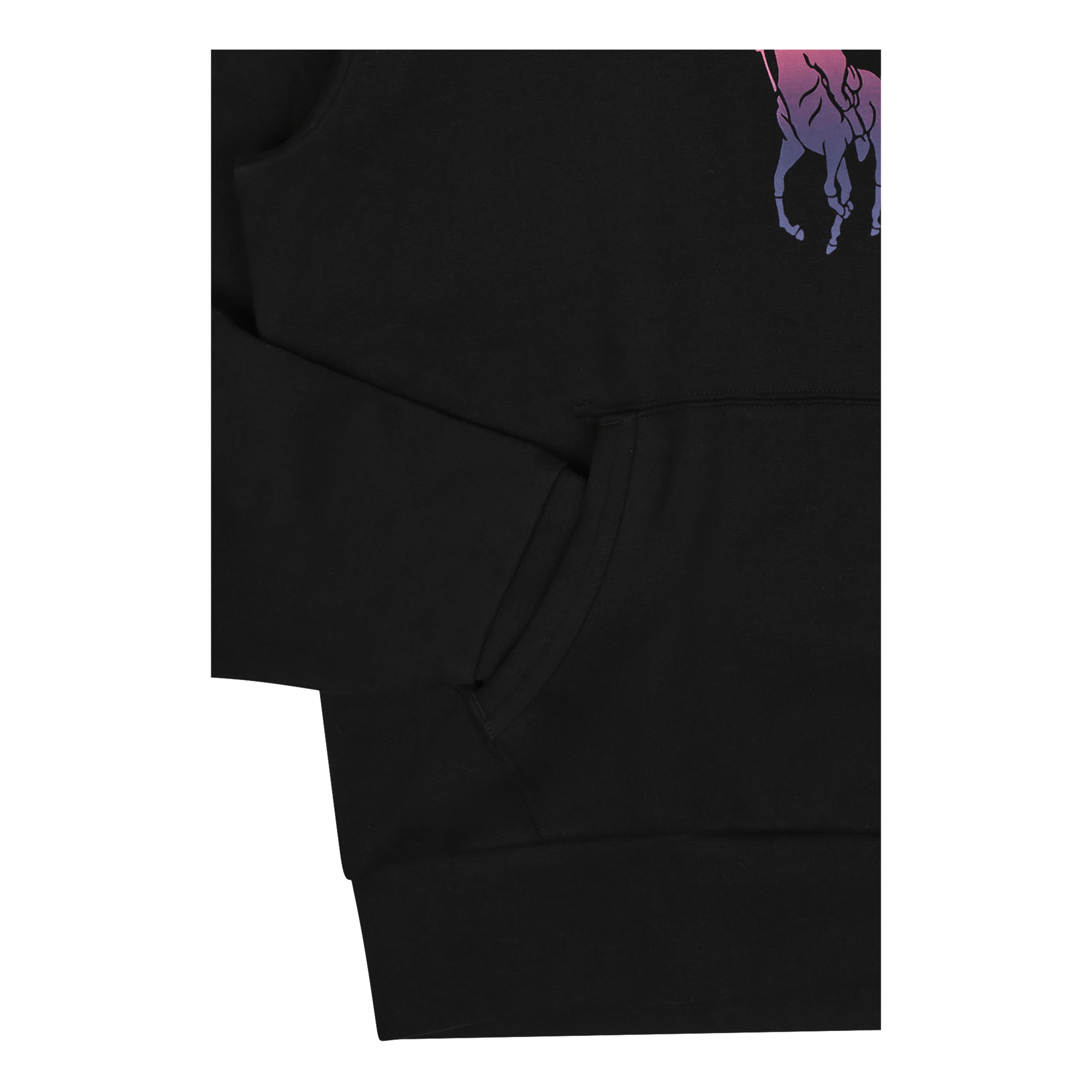 Ombré Big Pony Fleece Hoodie