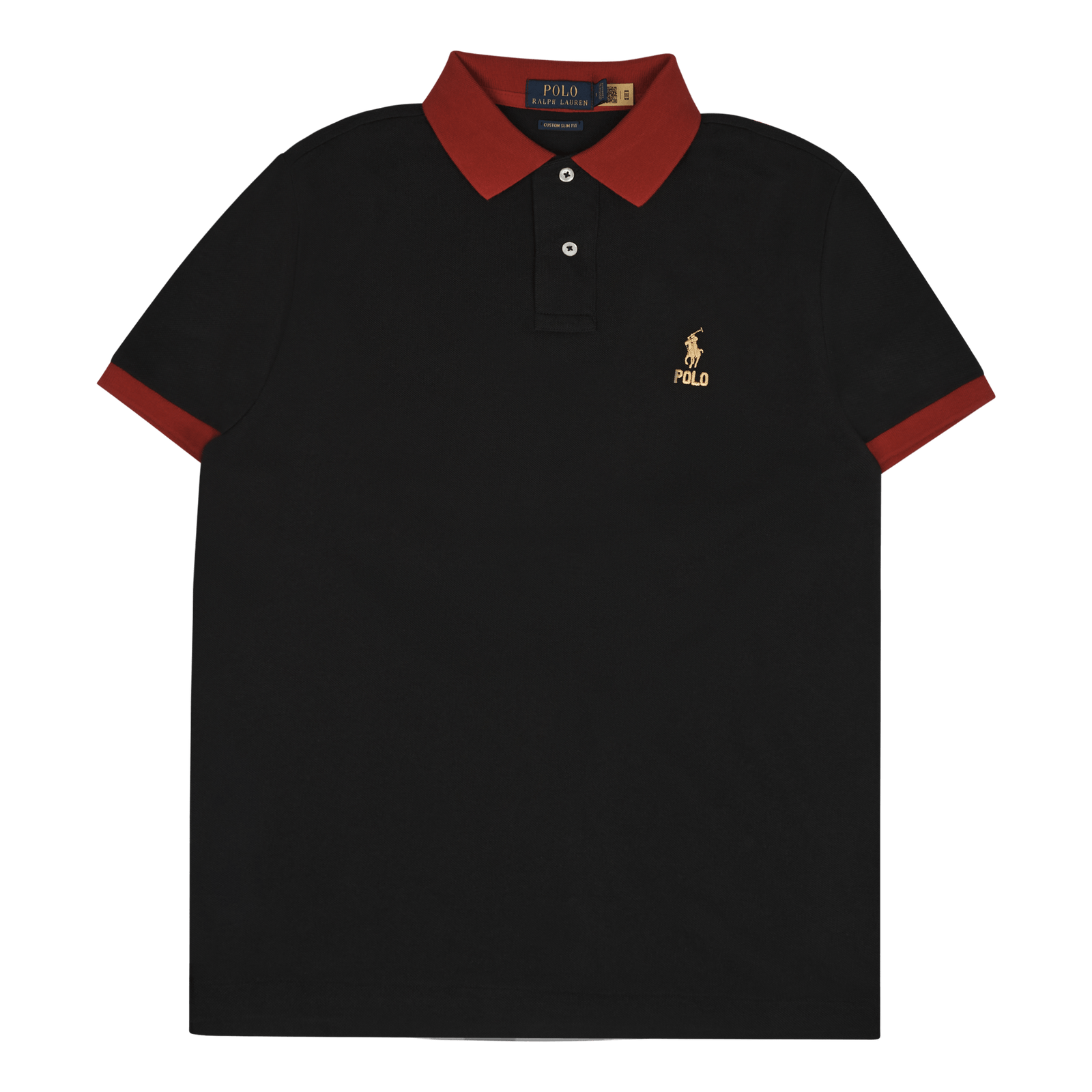 20/1 Mesh-ssl-psh Polo Black