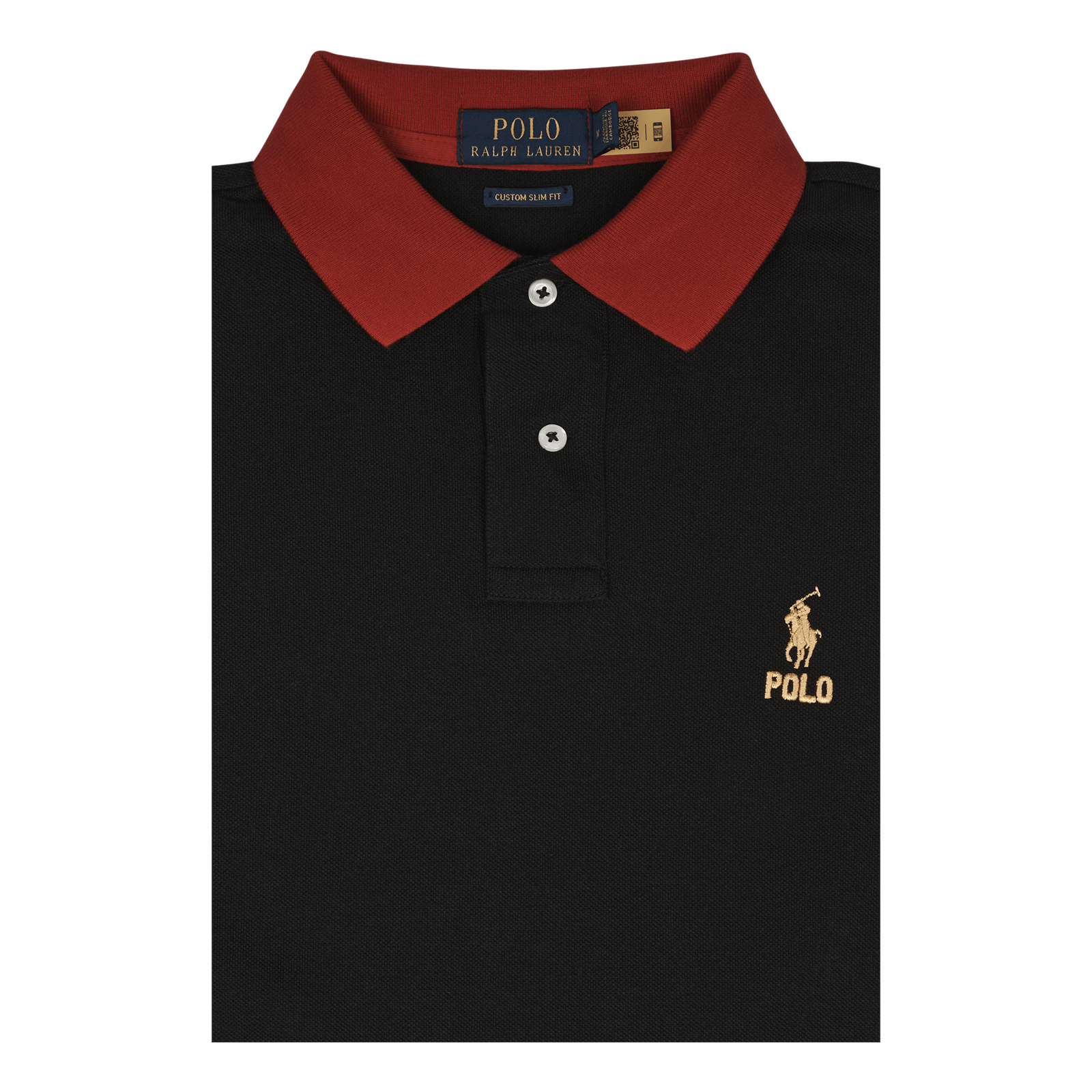 20/1 Mesh-ssl-psh Polo Black