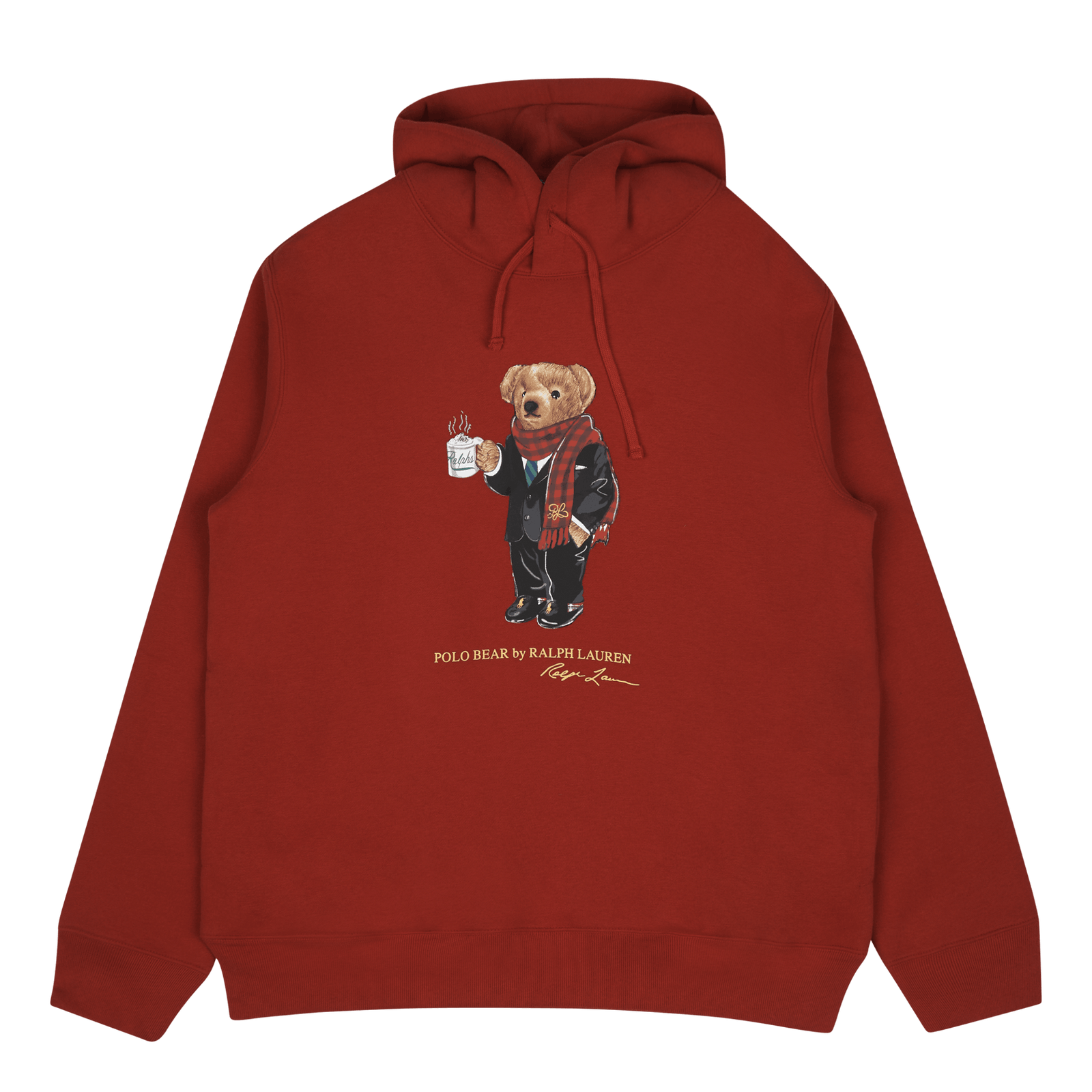 Lunar New Year Polo Bear Hoodie RL 2000 Red