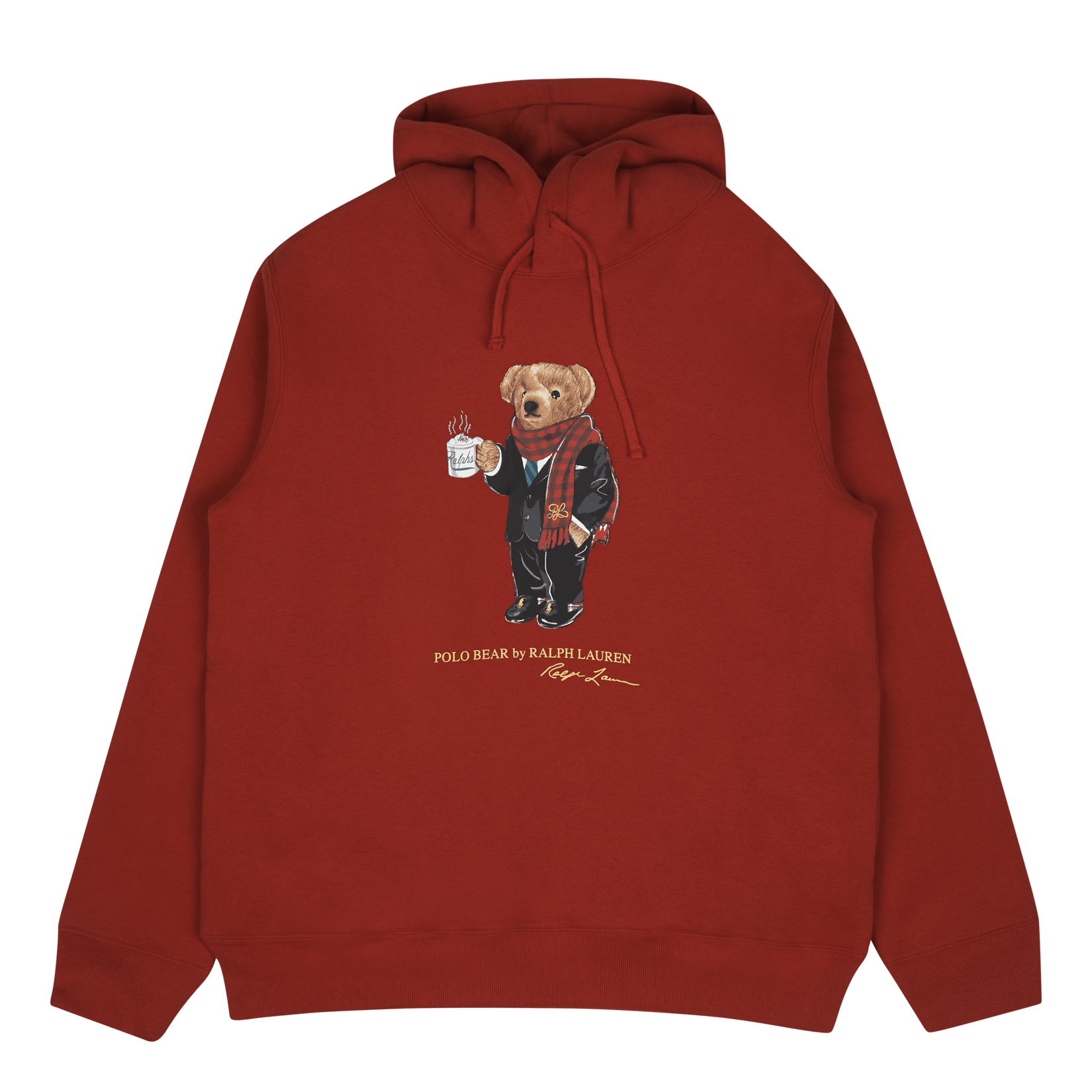 Lunar New Year Polo Bear Hoodie RL 2000 Red