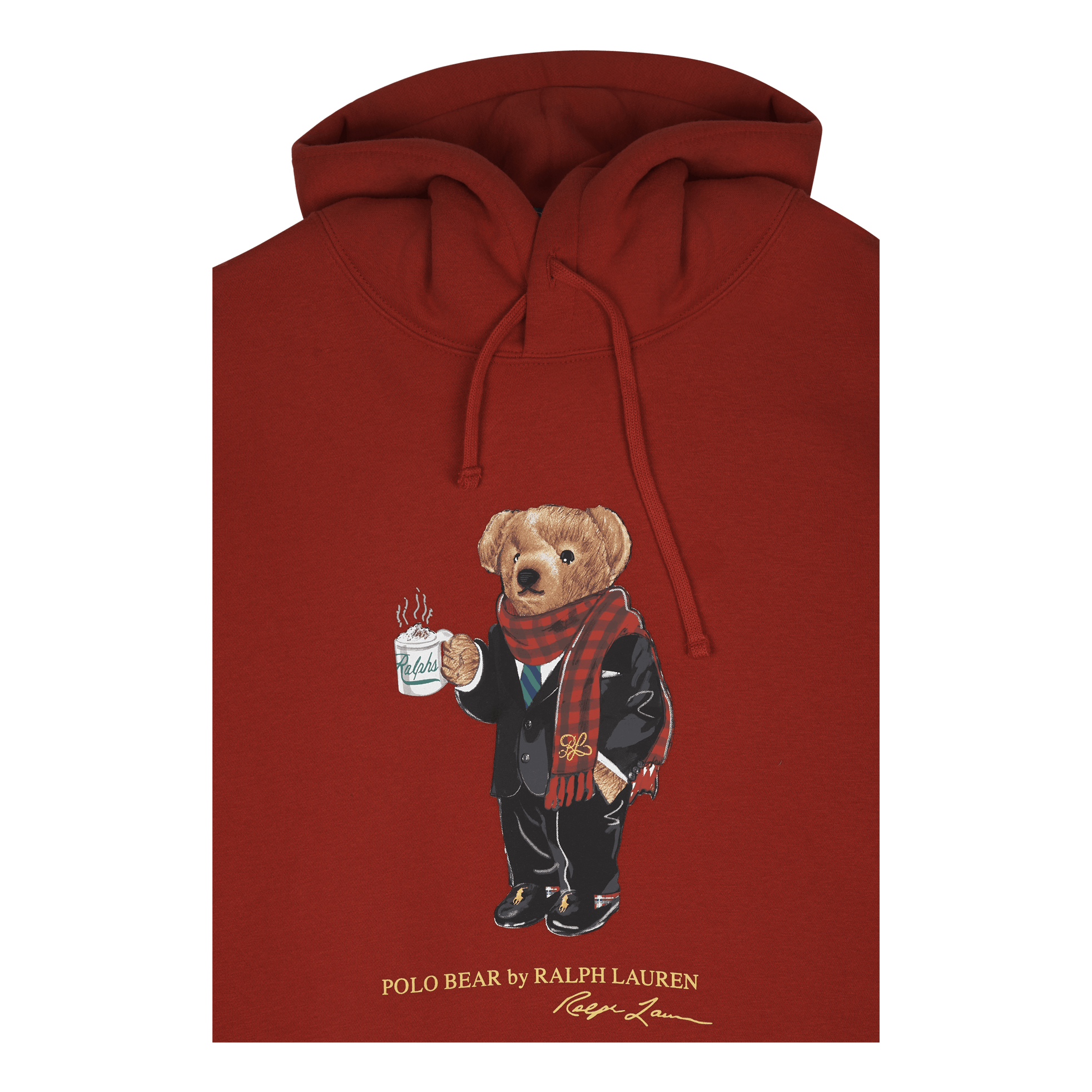 Lunar New Year Polo Bear Hoodie RL 2000 Red