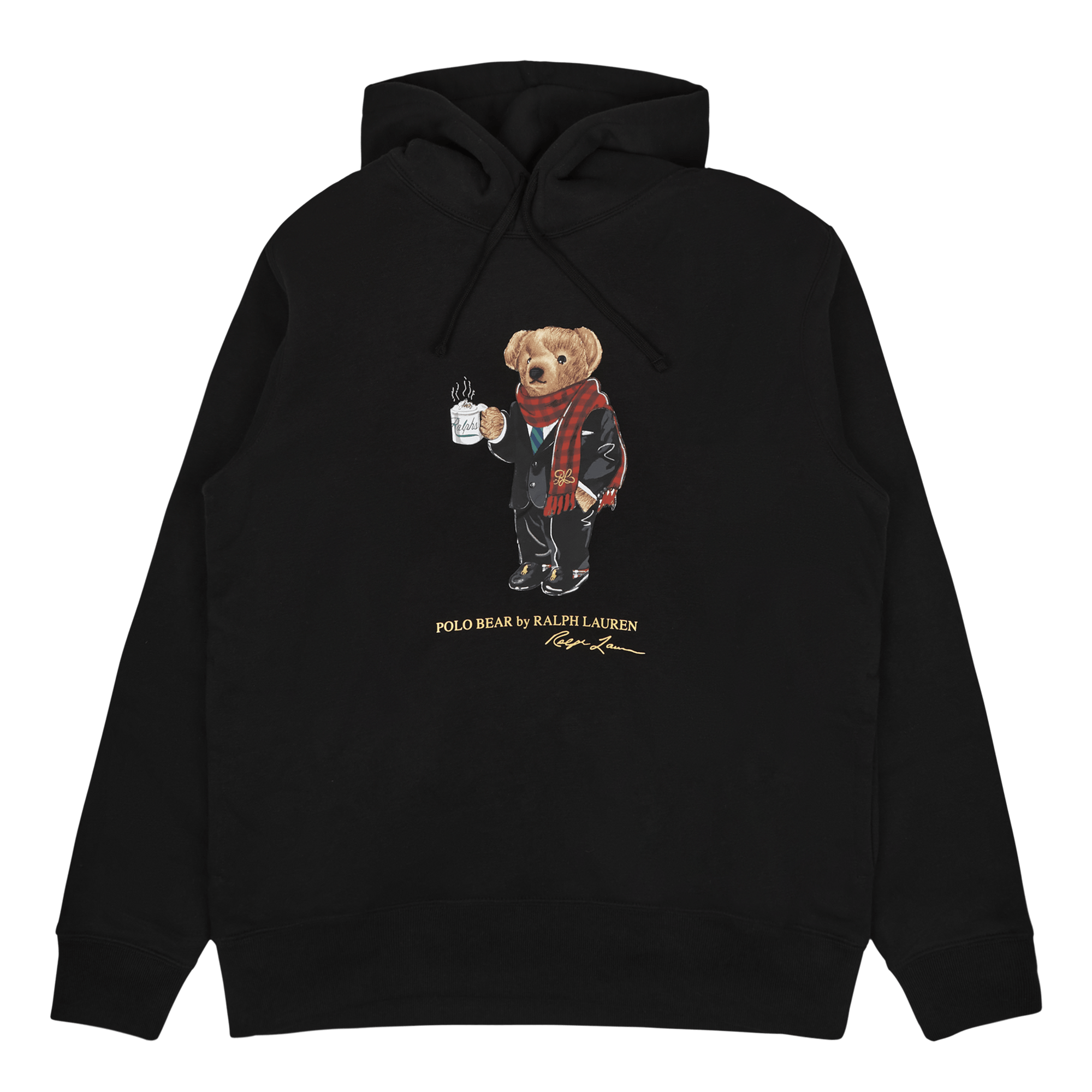 Lunar New Year Polo Bear Hoodie Polo Black