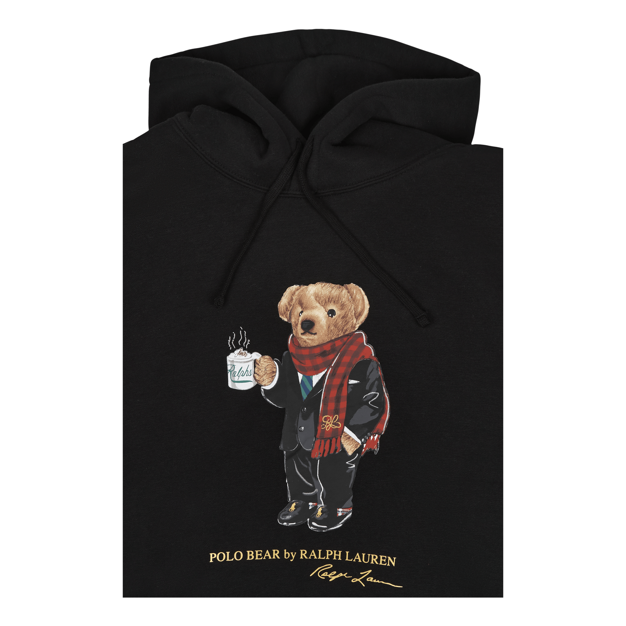 Lunar New Year Polo Bear Hoodie Polo Black