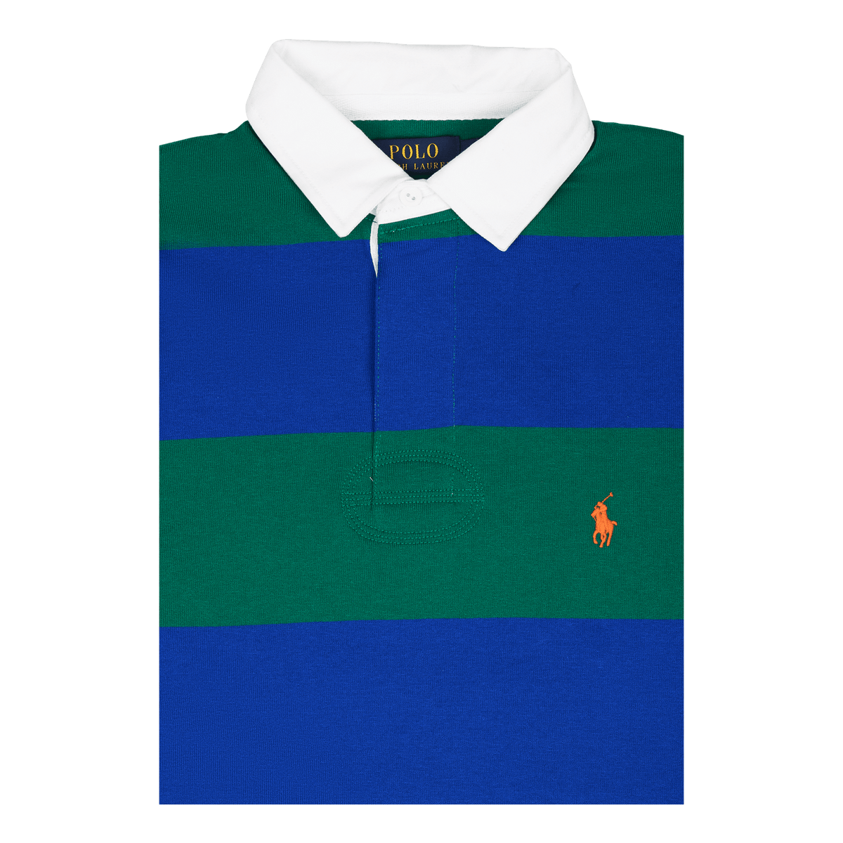 Classic Fit Striped Jersey Rugby Shirt