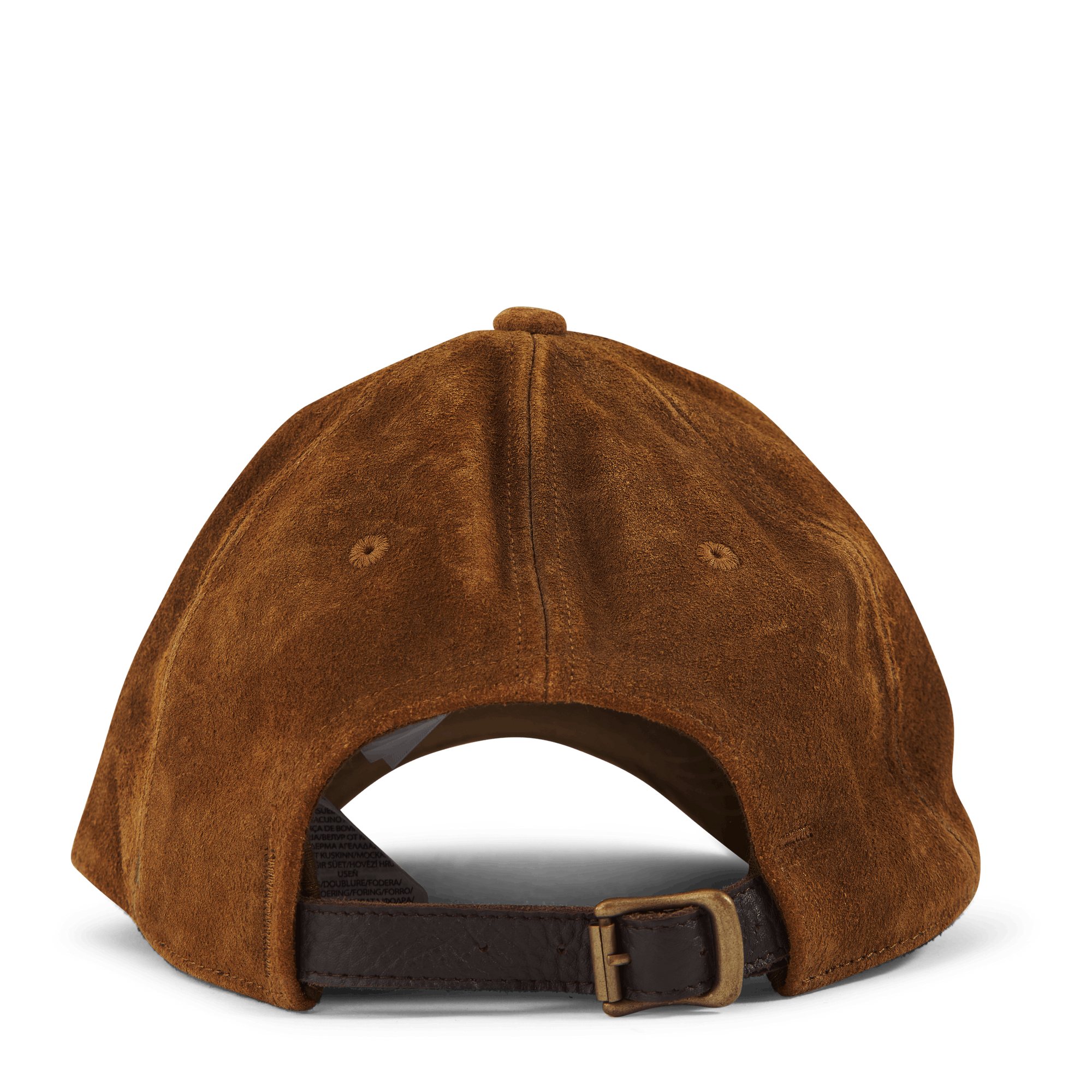 Roughout Suede Ball Cap Smith Brown