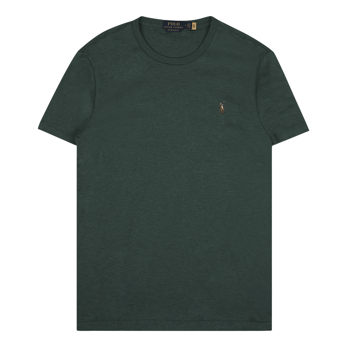 Custom Slim Fit Soft Cotton T-Shirt Verano Green Heather